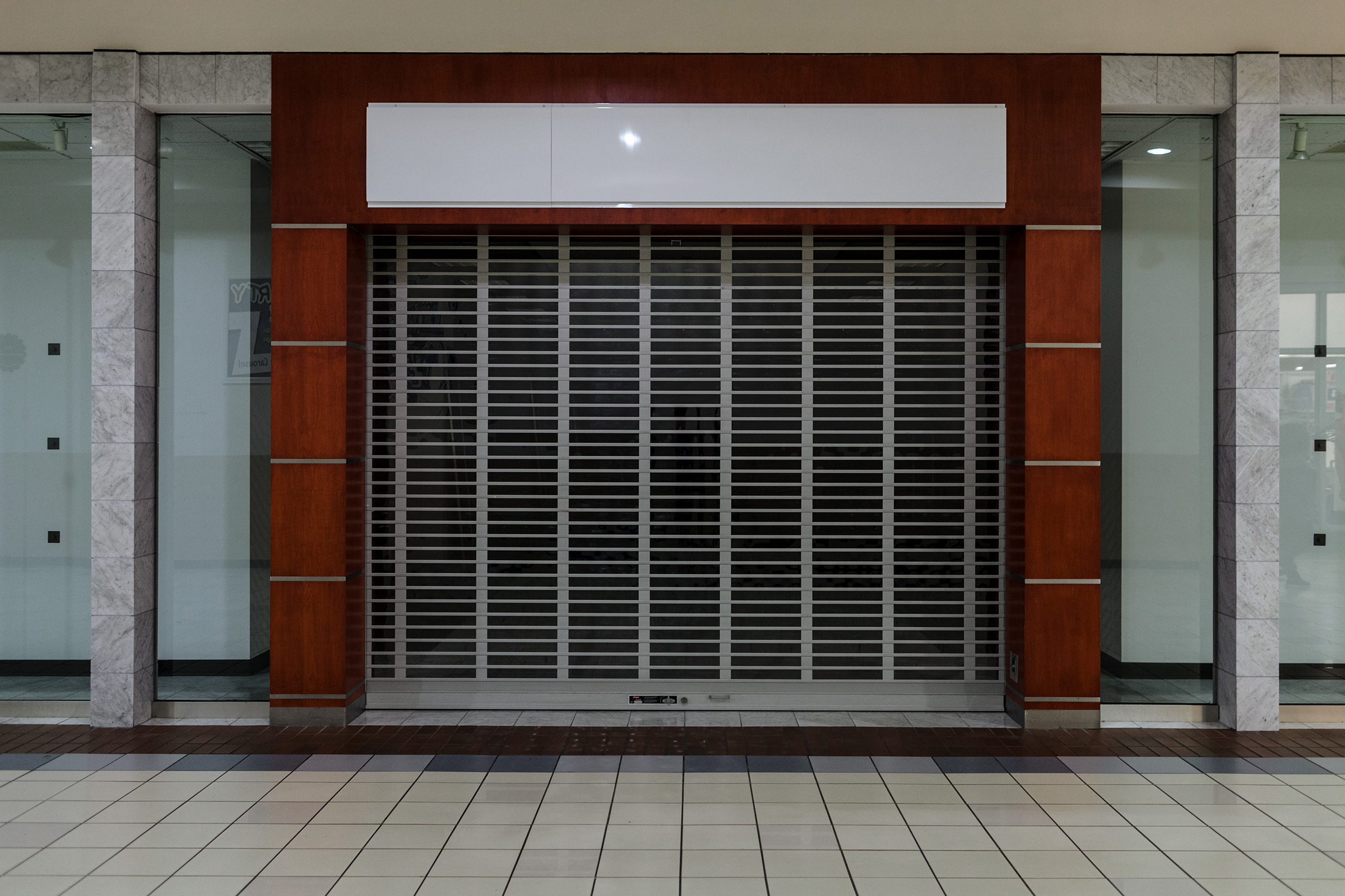 An interior scene in Santa Rosa Mall in Mary Esther, FL on July 10, 2017.