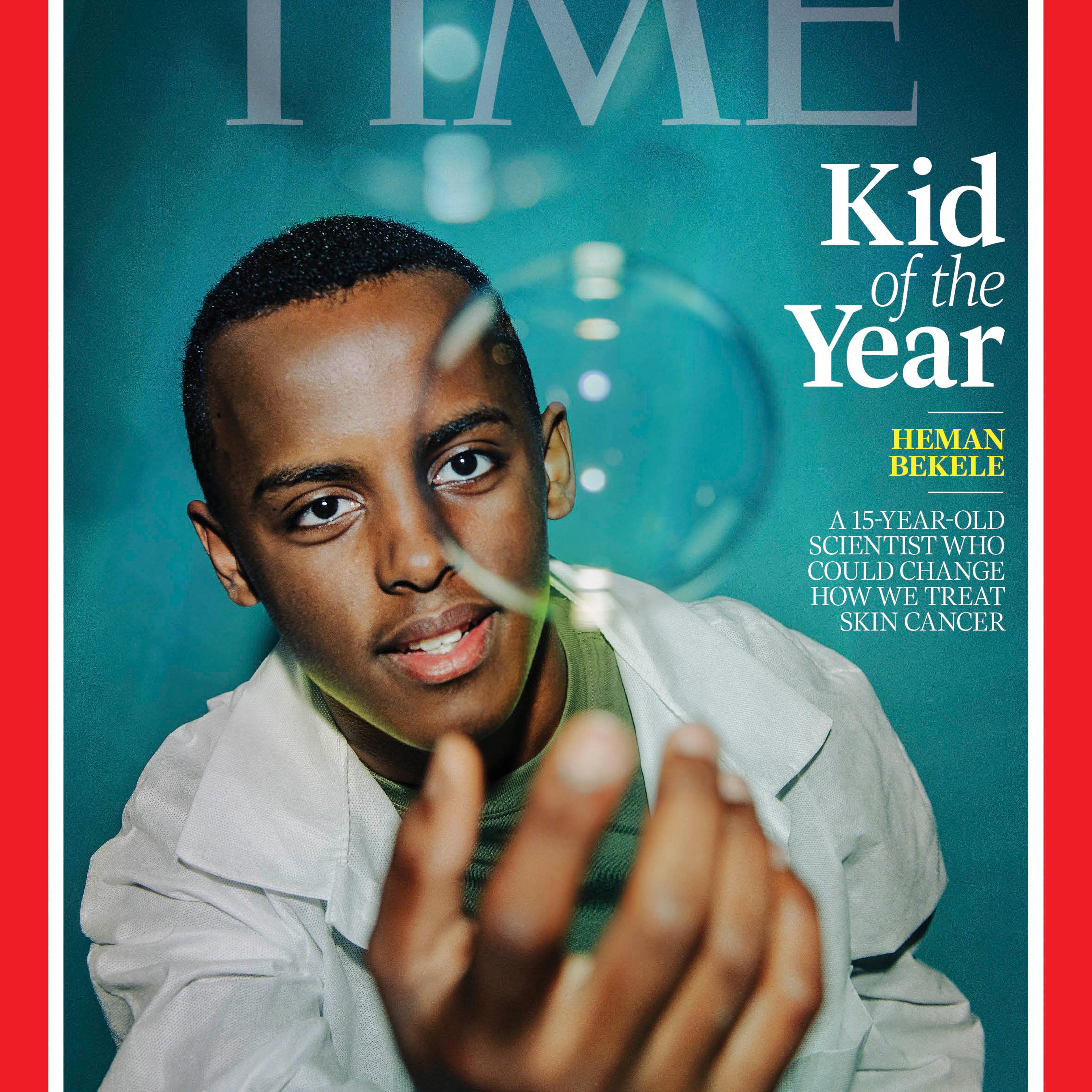 Kid of the Year Heman Bekele Time Magazine cover