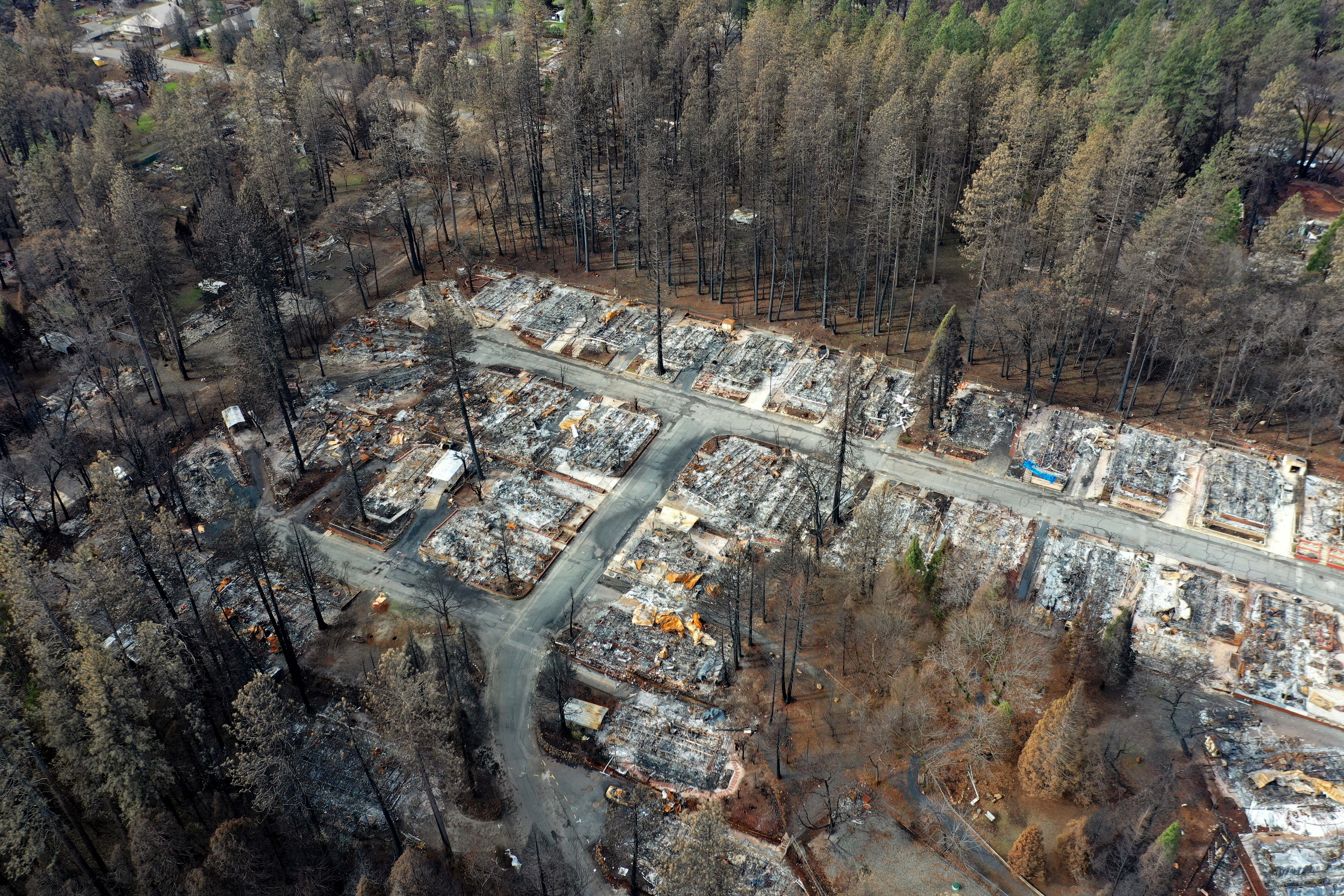 Town Of Paradise Wiped Out By The Camp Wildfire Continues Long Struggle To Rebuild