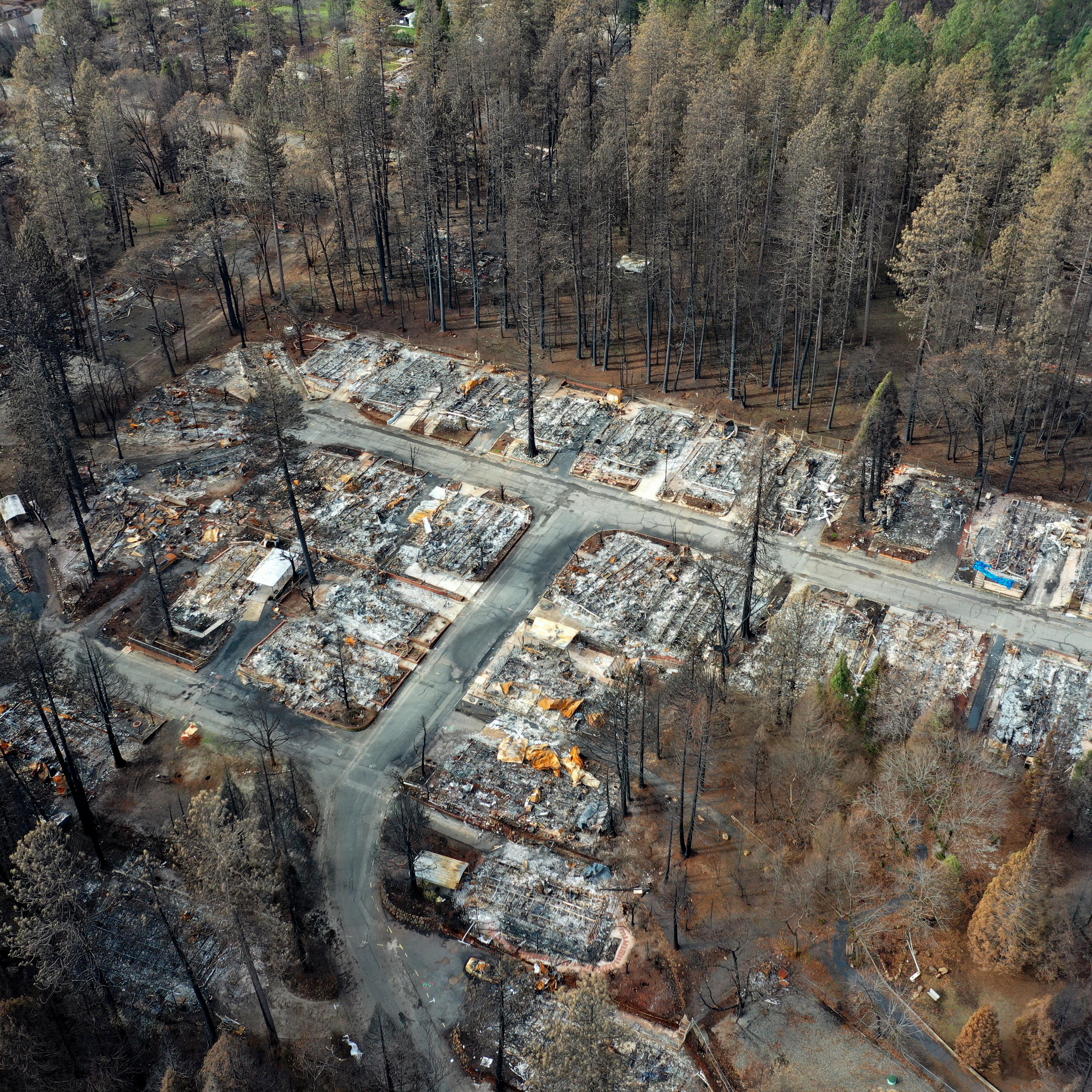 Town Of Paradise Wiped Out By The Camp Wildfire Continues Long Struggle To Rebuild