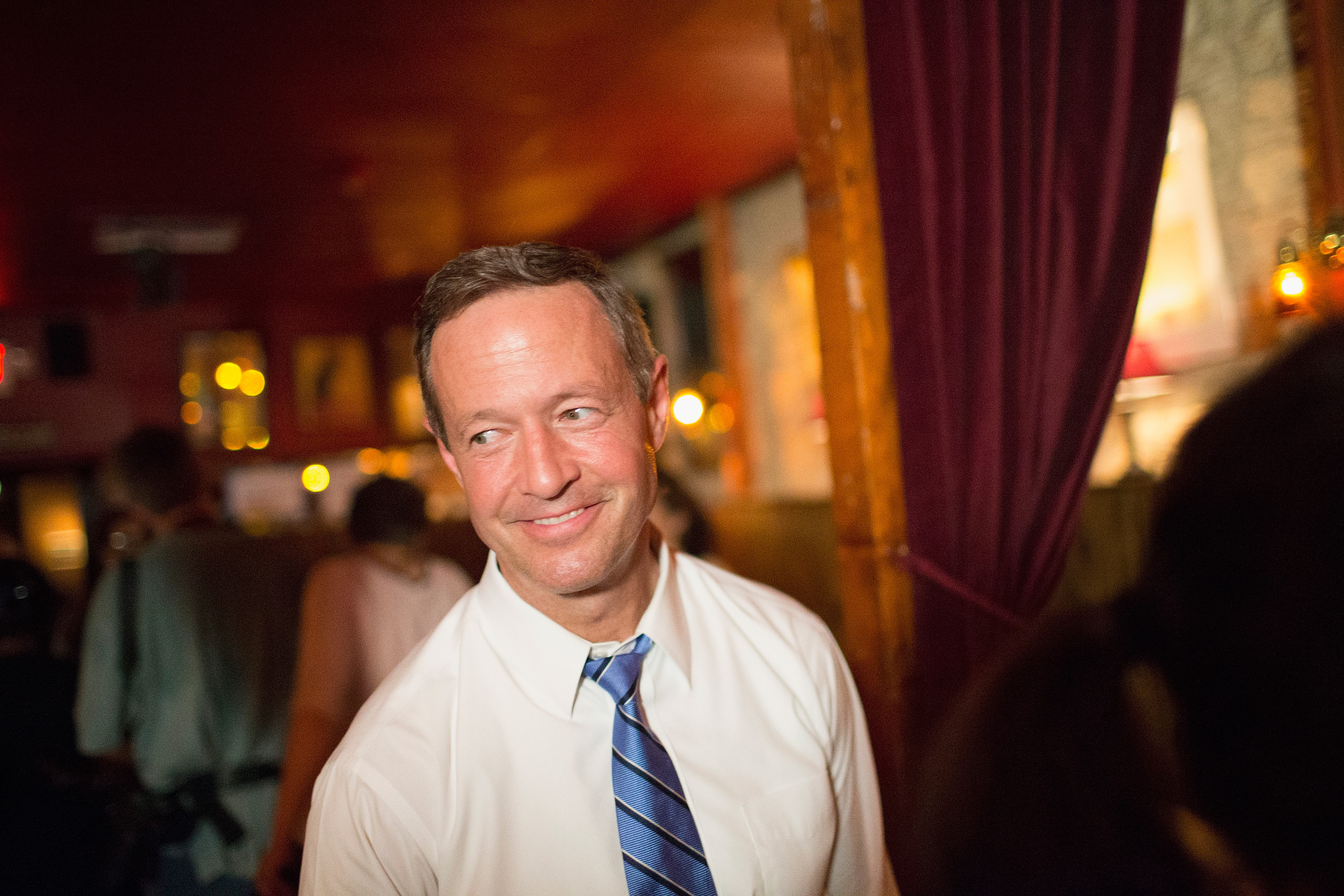 Democratic Presidential Candidate Martin O'Malley Campaigns In Iowa