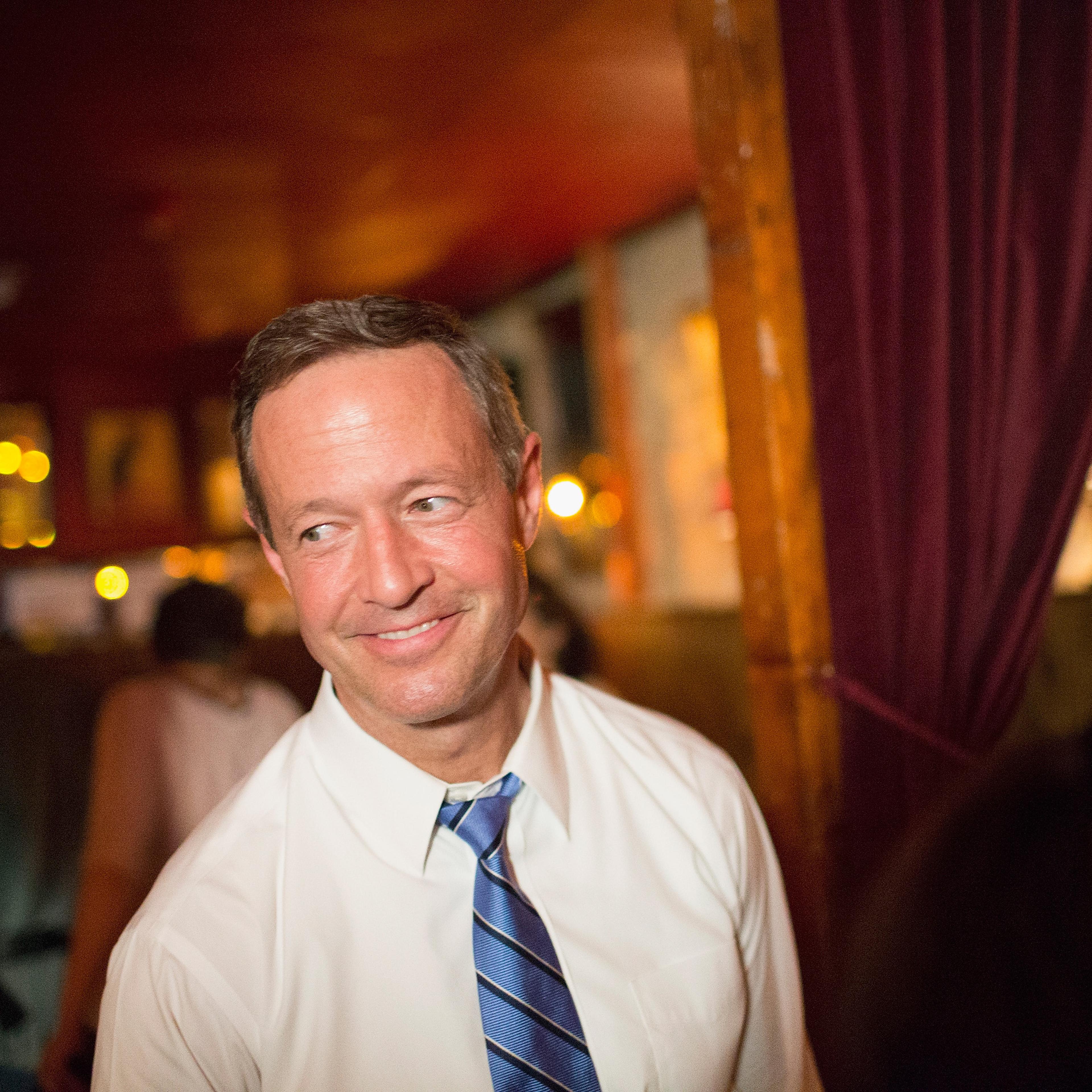 Democratic Presidential Candidate Martin O'Malley Campaigns In Iowa