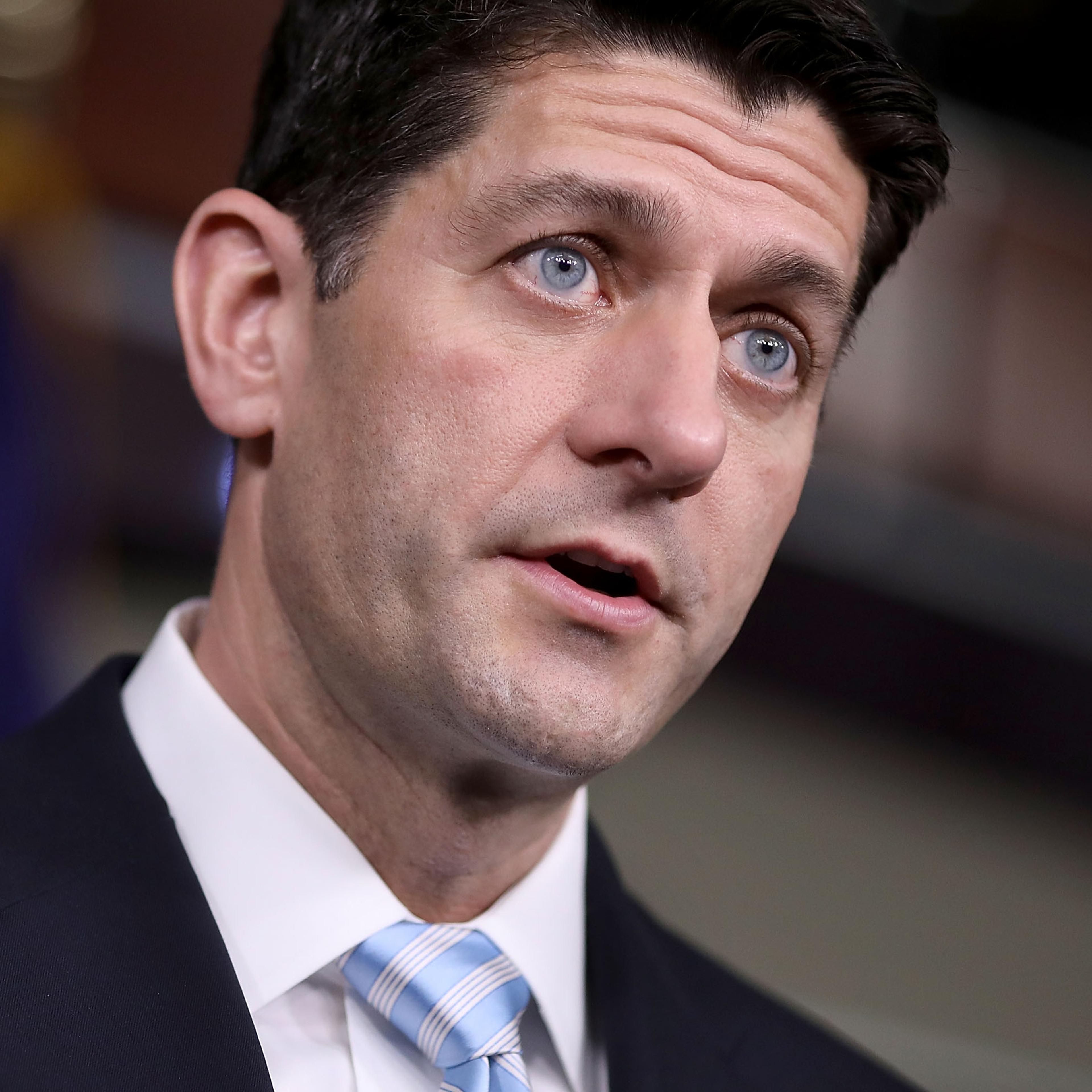 House Speaker Paul Ryan Holds Weekly News Conference
