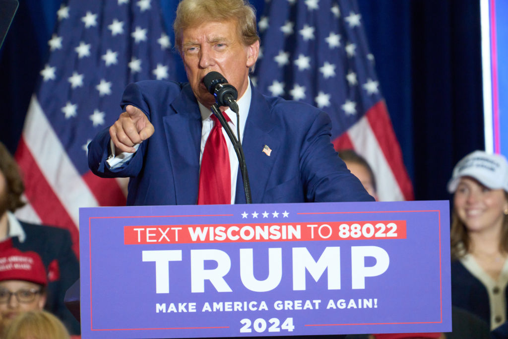 Donald Trump Holds Rally In Wisconsin