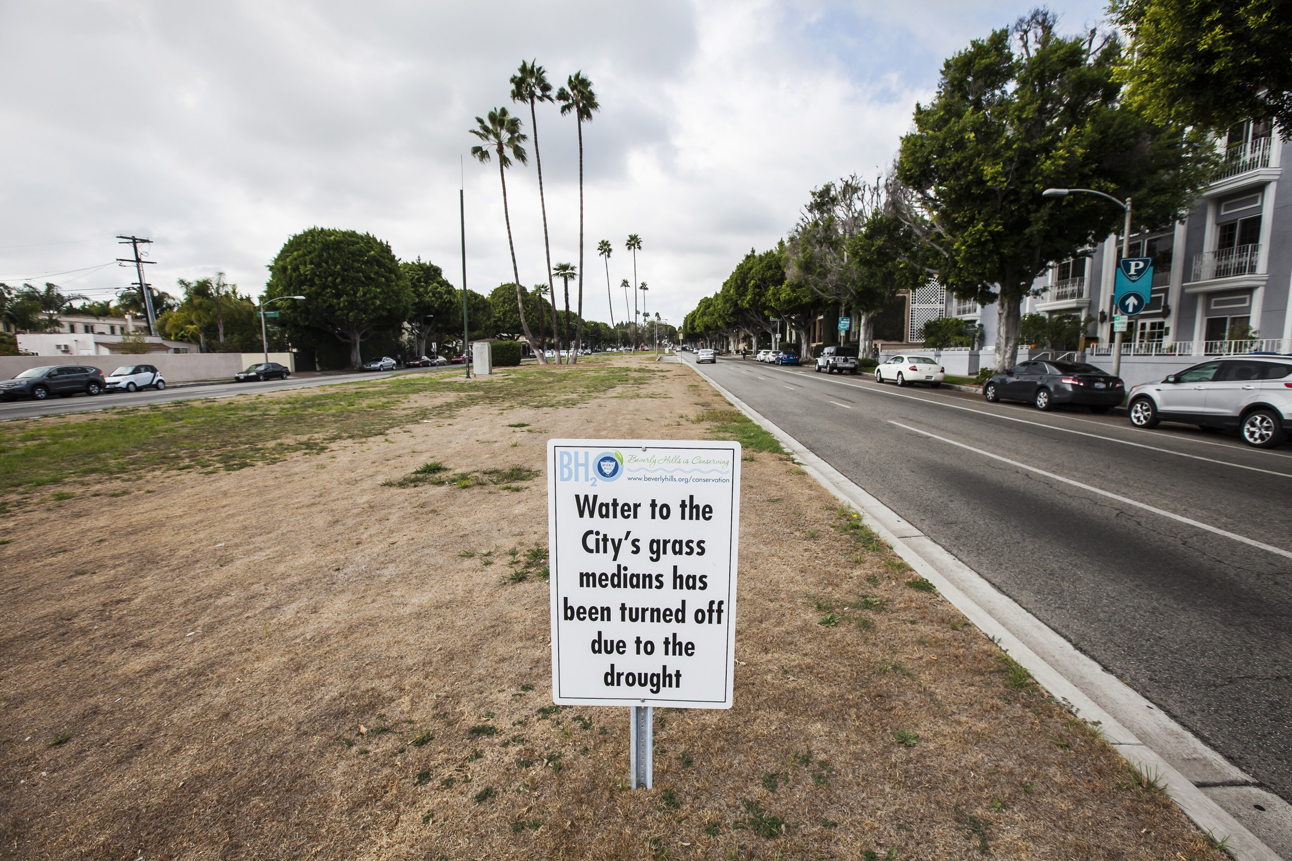 02 Nov 2015, Beverly Hills, California, USA --- The City of Beverly Hills along with three other California cities was fined $61,000 by the state's water resources board for water wasting. The city has not cut back on water use and not met the state's re