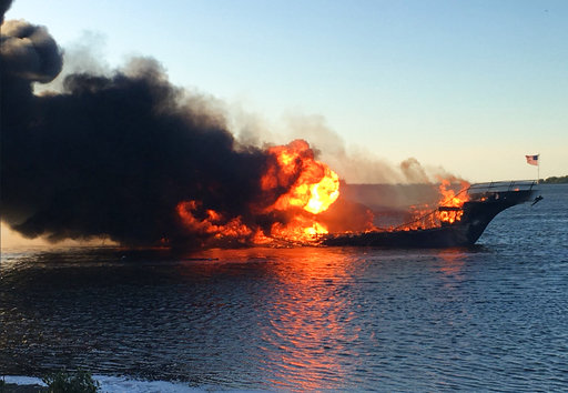 Casino Shuttle Boat Fire