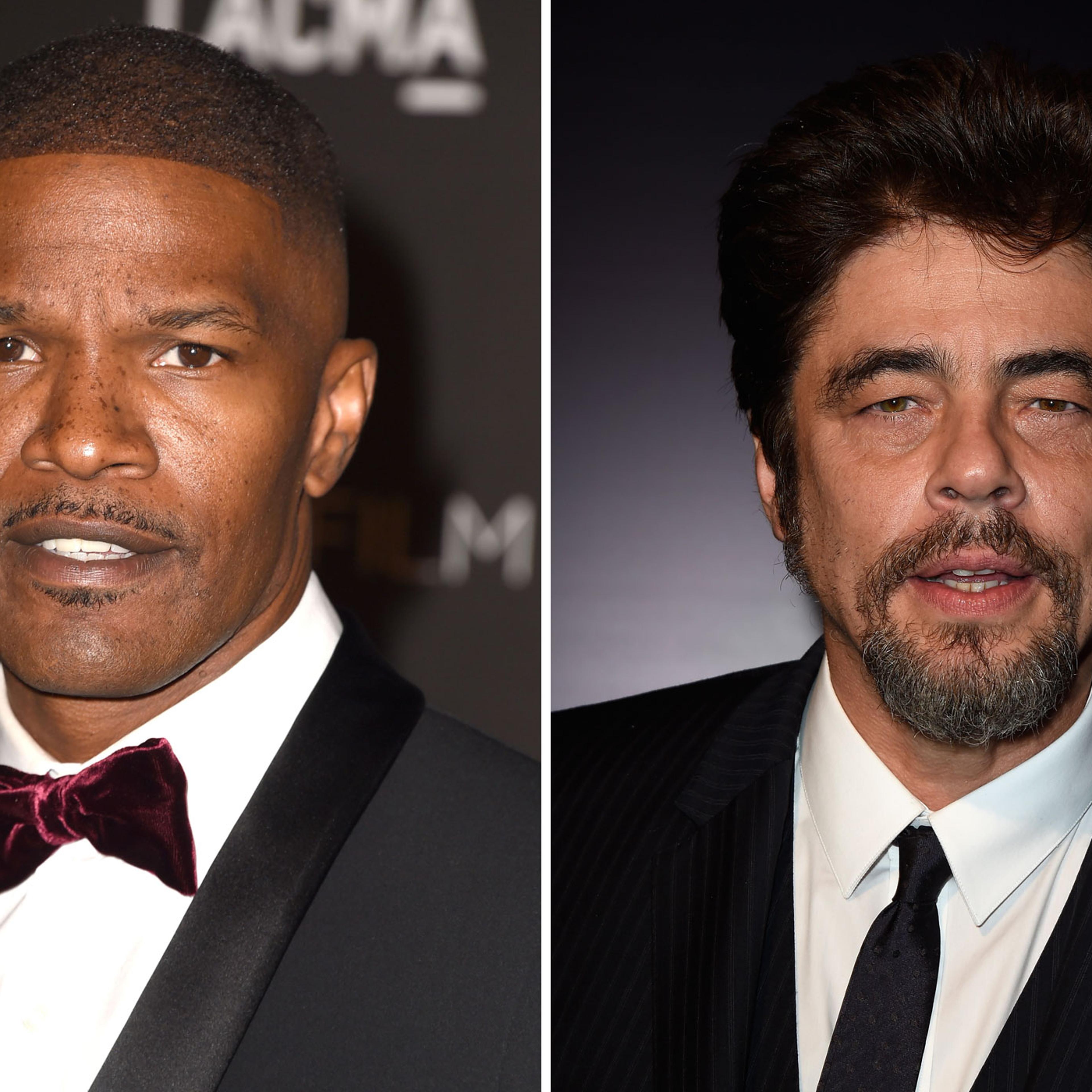 Jamie Foxx and Benicio Del Toro