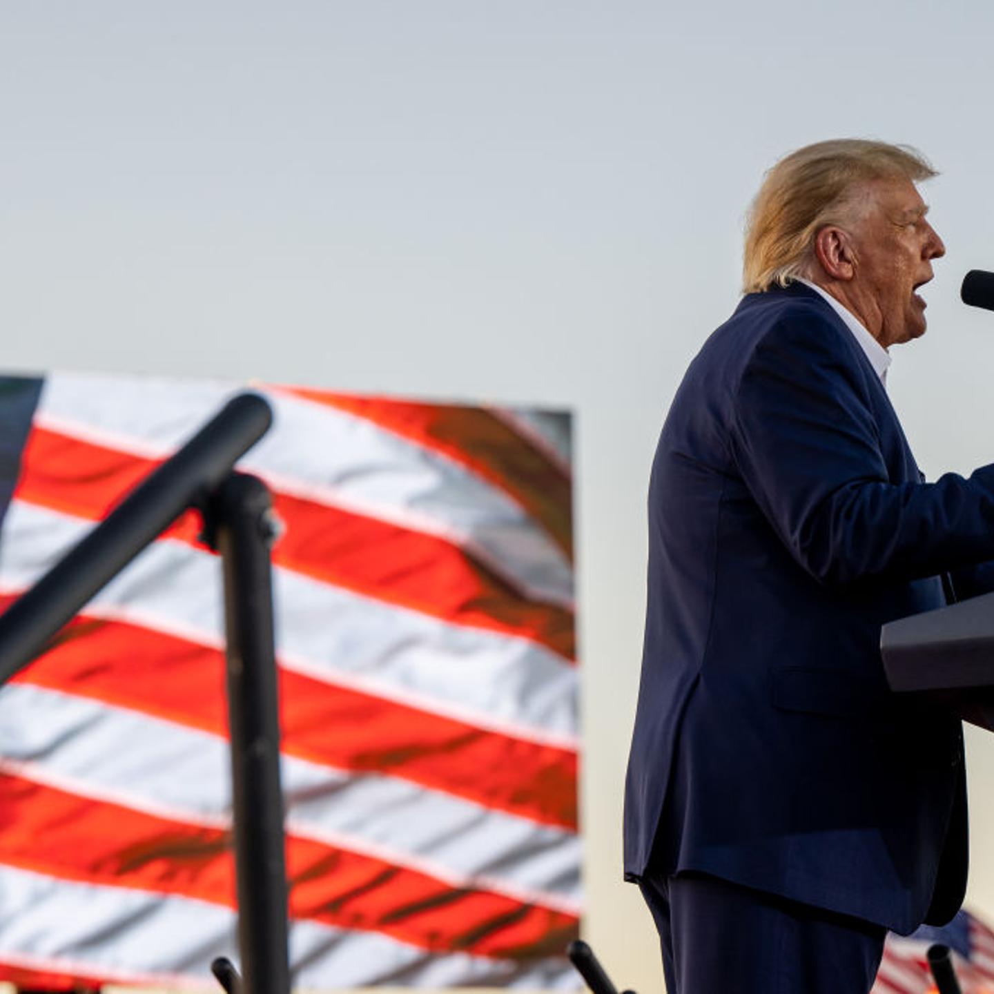 Donald Trump Holds First Rally Of 2024 Presidential Campaign