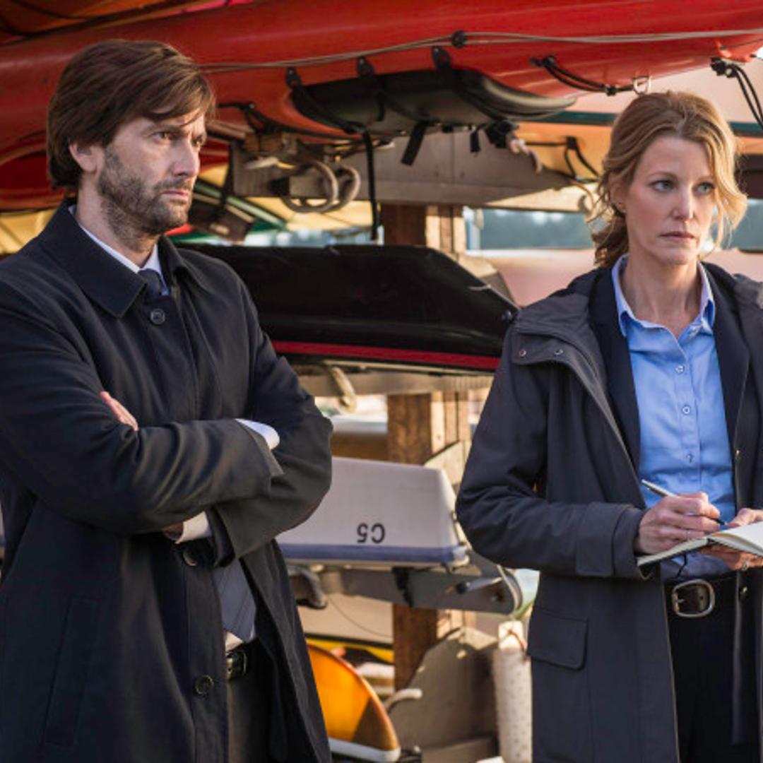 David Tennant and Anna Gunn in the 10-episode "event series" Gracepoint, based on the British Broadchurch.