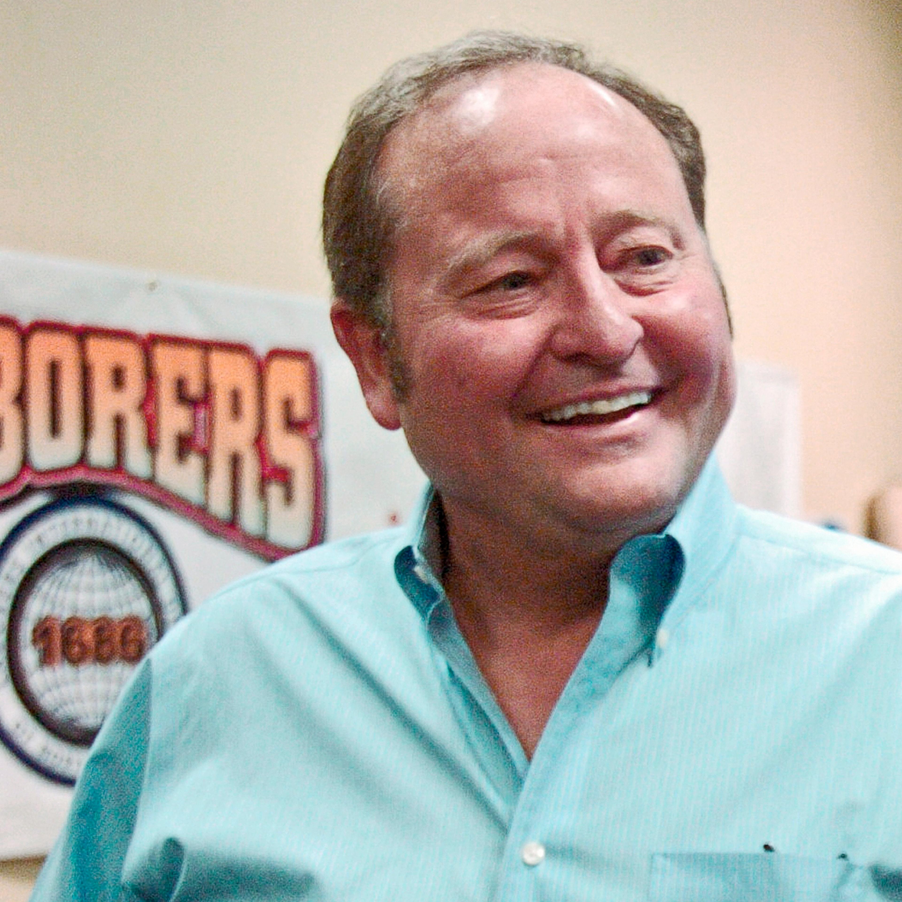 Former Democratic Montana Gov. Brian Schweitzer at the Montana AFL-CIO annual convention in Billings, Mont. on May 10, 2013