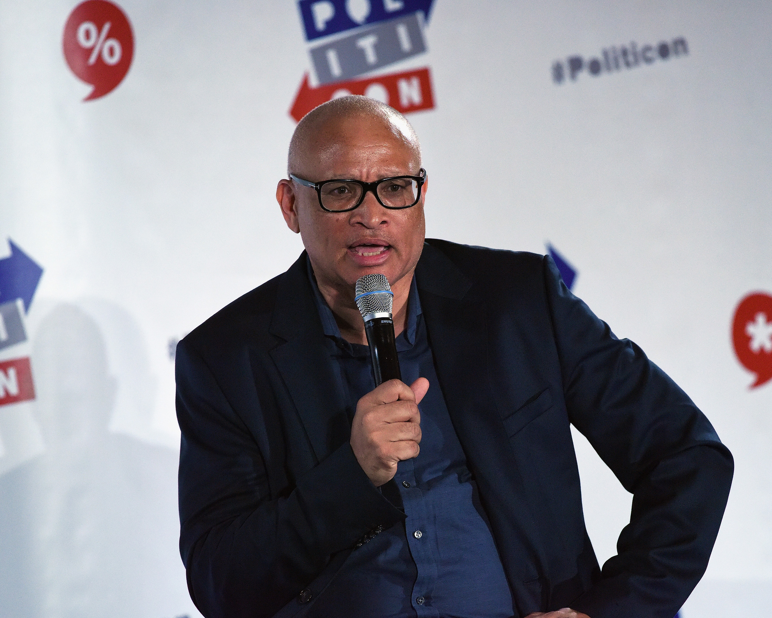 Comedian Larry Wilmore speaks during at Pasadena Convention Center in Pasadena, Calif. on June 25, 2016.