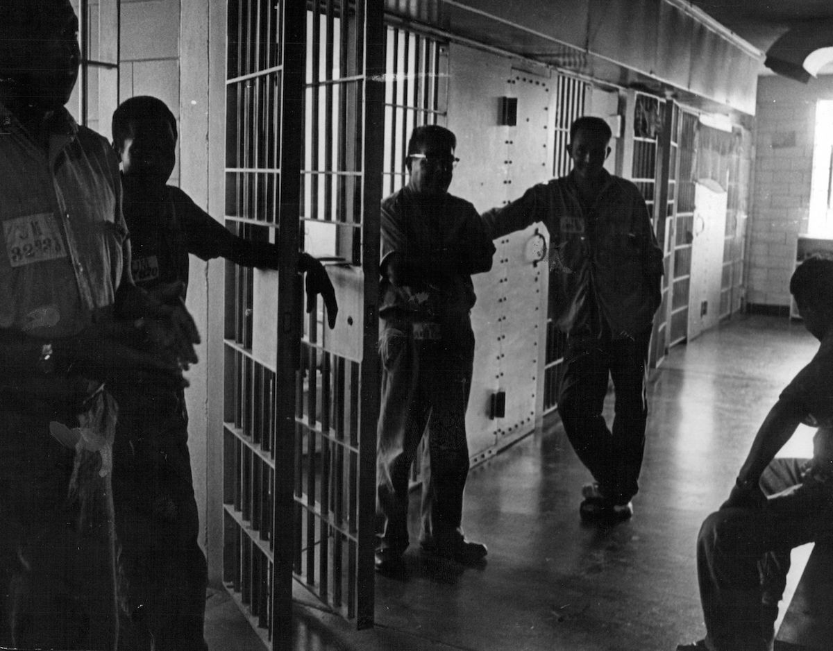 DEC 18 1966, DEC 29 1966; These five men face death at Colorado State Penitentiary where they are re