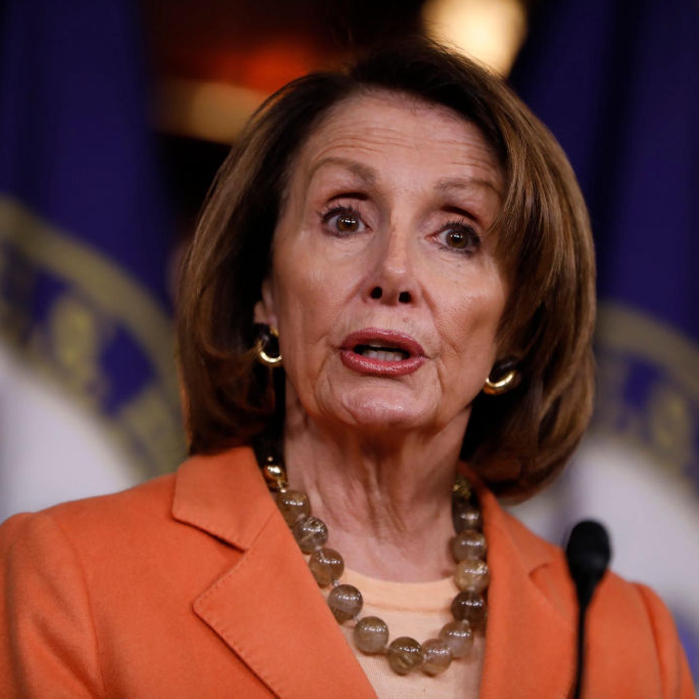 House Minority Leader Nancy Pelosi Holds Weekly News Conference On Capitol Hill