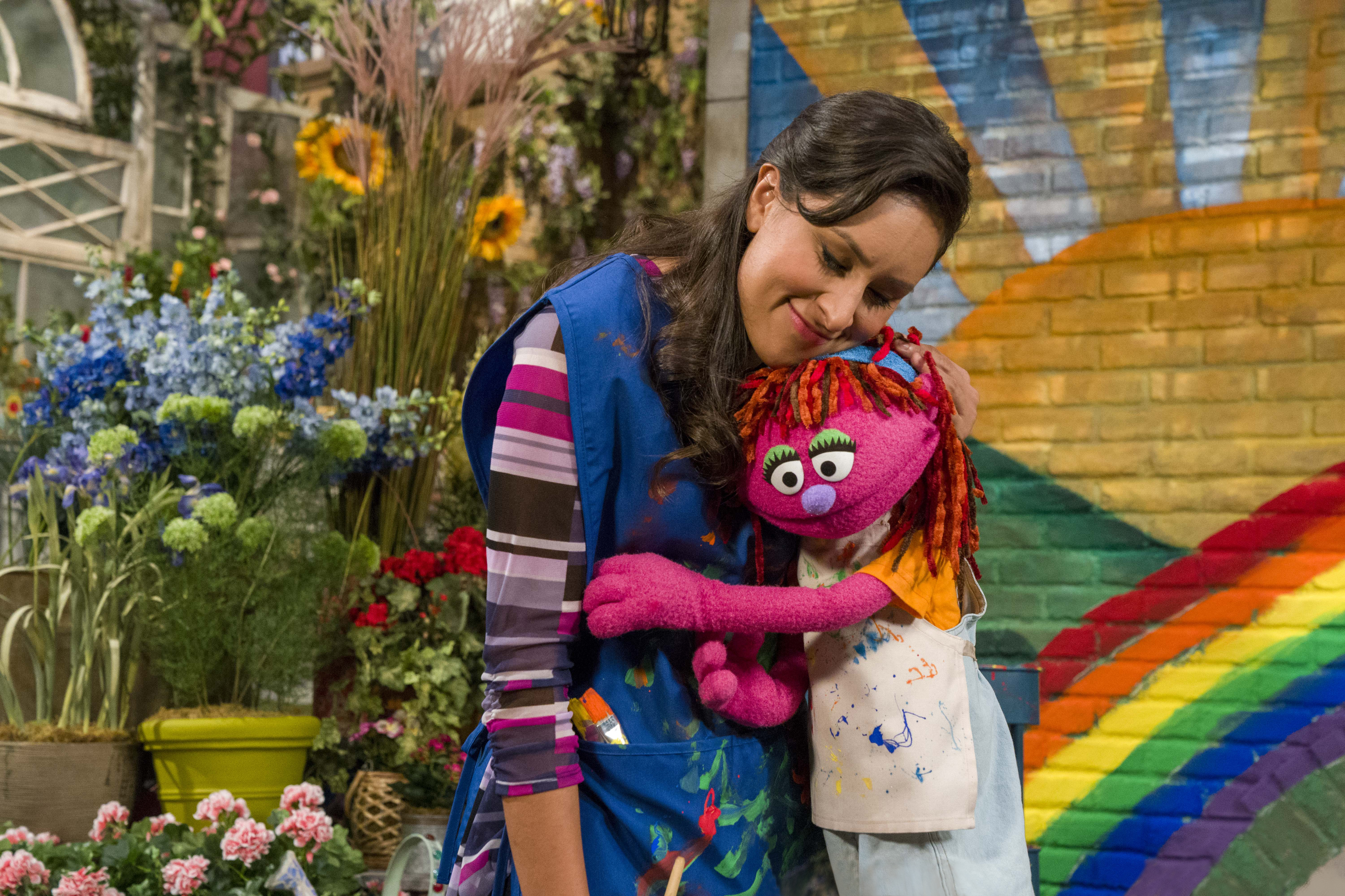 Lily on Sesame Street