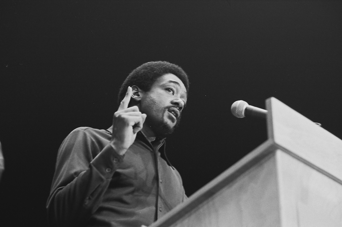Bobby Seale Speaks At Crisler Arena