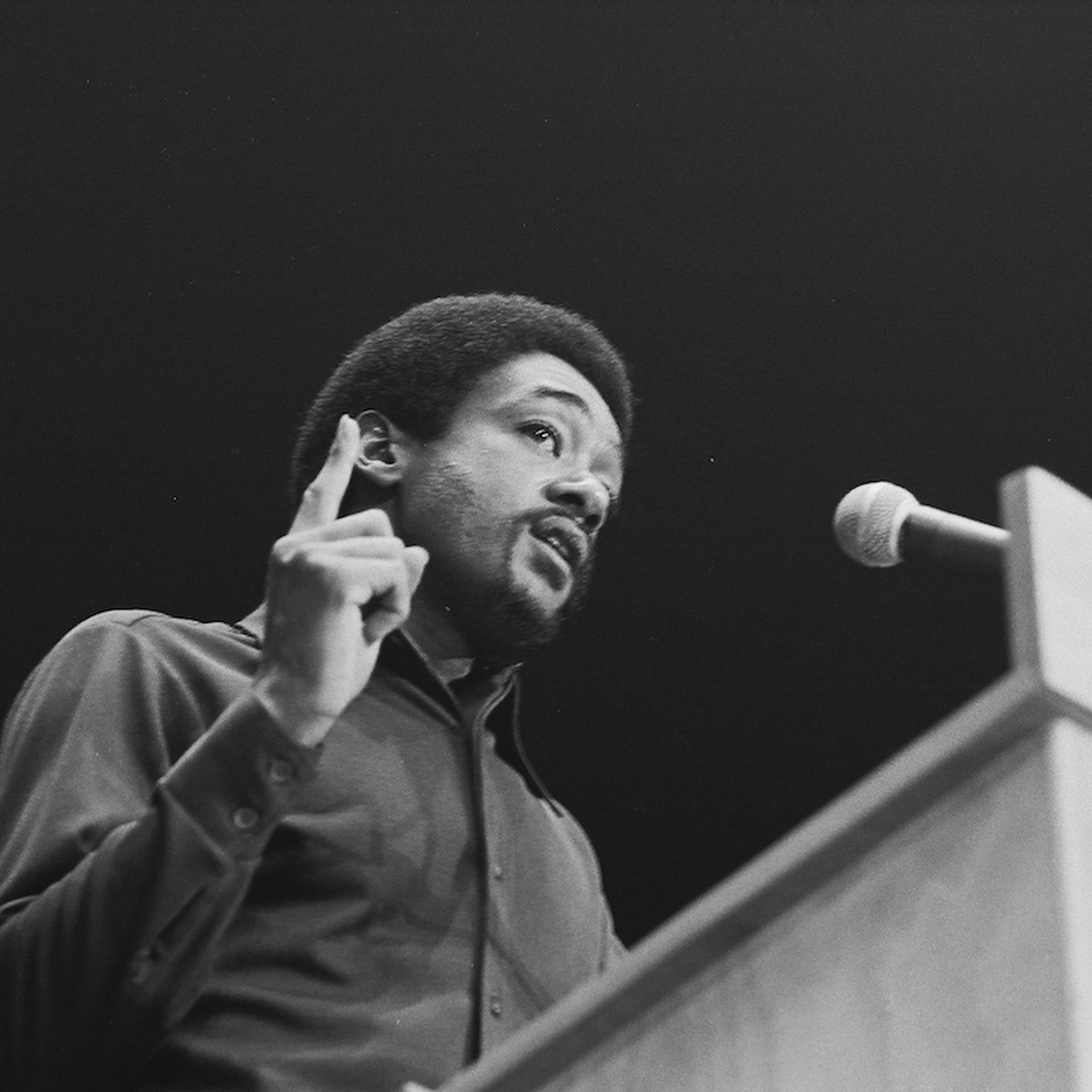 Bobby Seale Speaks At Crisler Arena