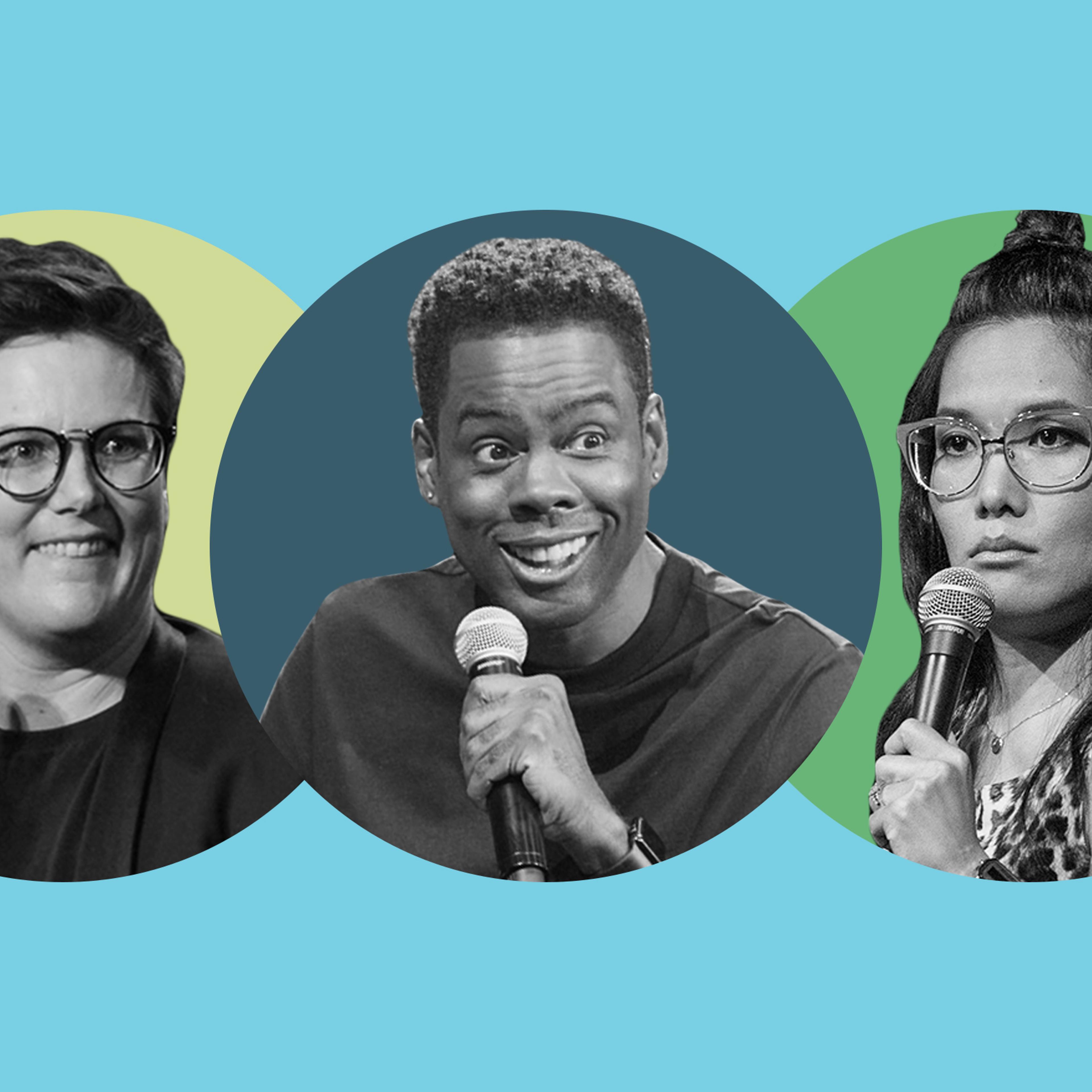 Hannah Gadsby, Chris Rock and Ali Wong