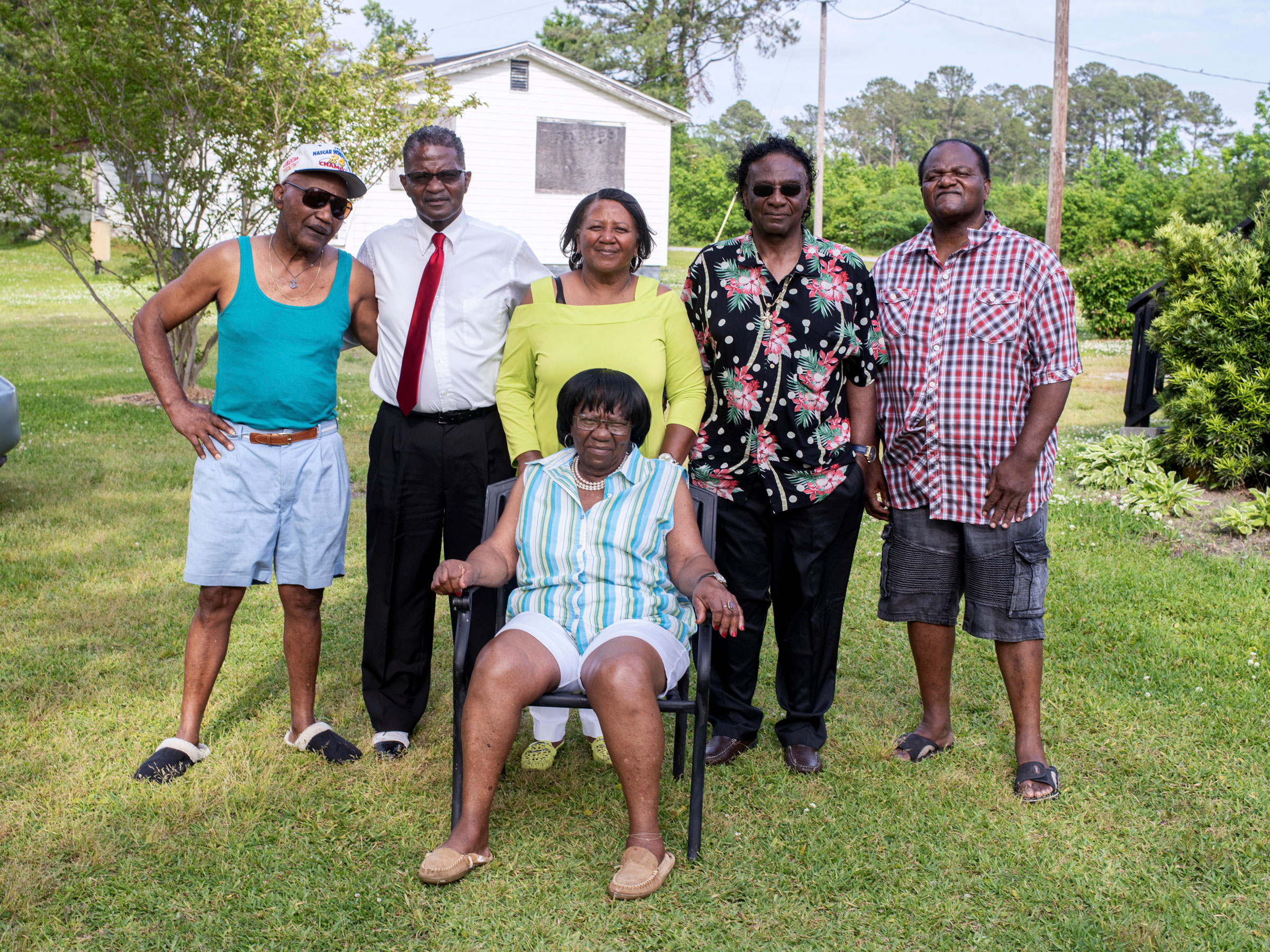 portrait of the Reels family