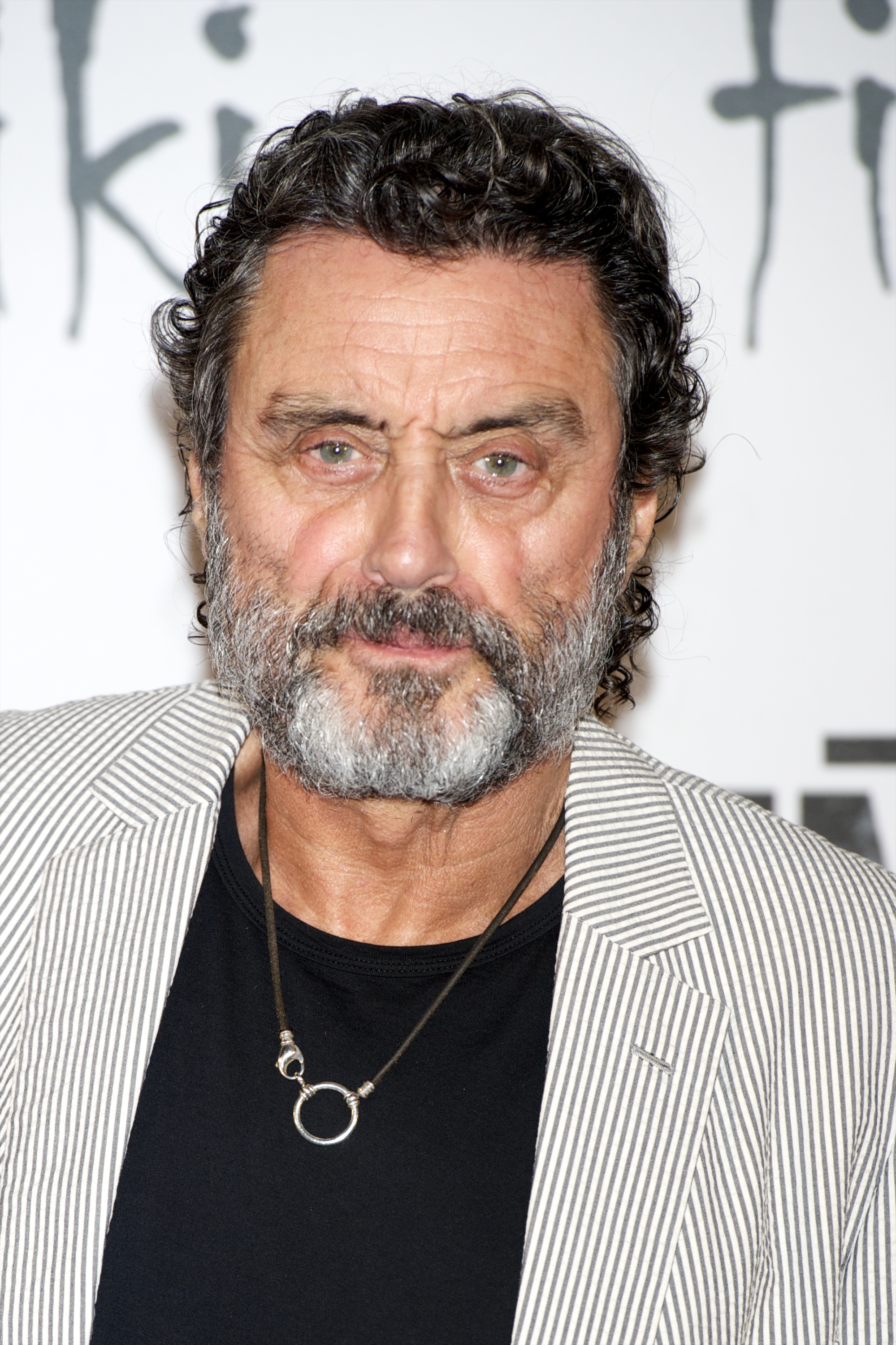 Ian McShane attends 'El Nino' premiere at Kinepolis Cinema on August 28, 2014 in Madrid, Spain.