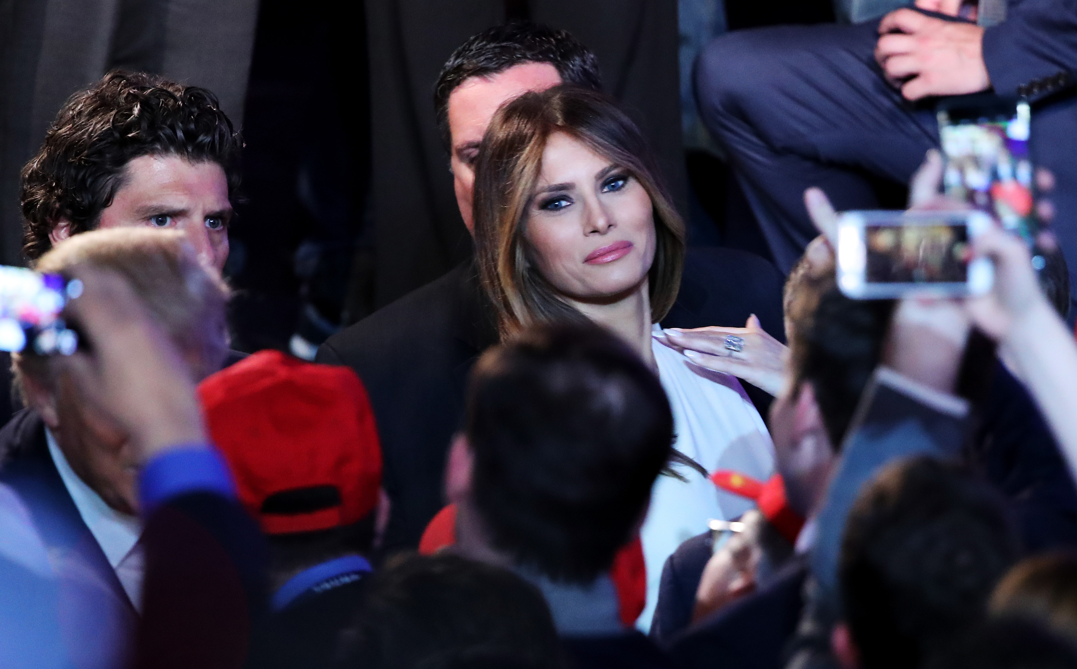 Republican Presidential Nominee Donald Trump Holds Election Night Event In New York City