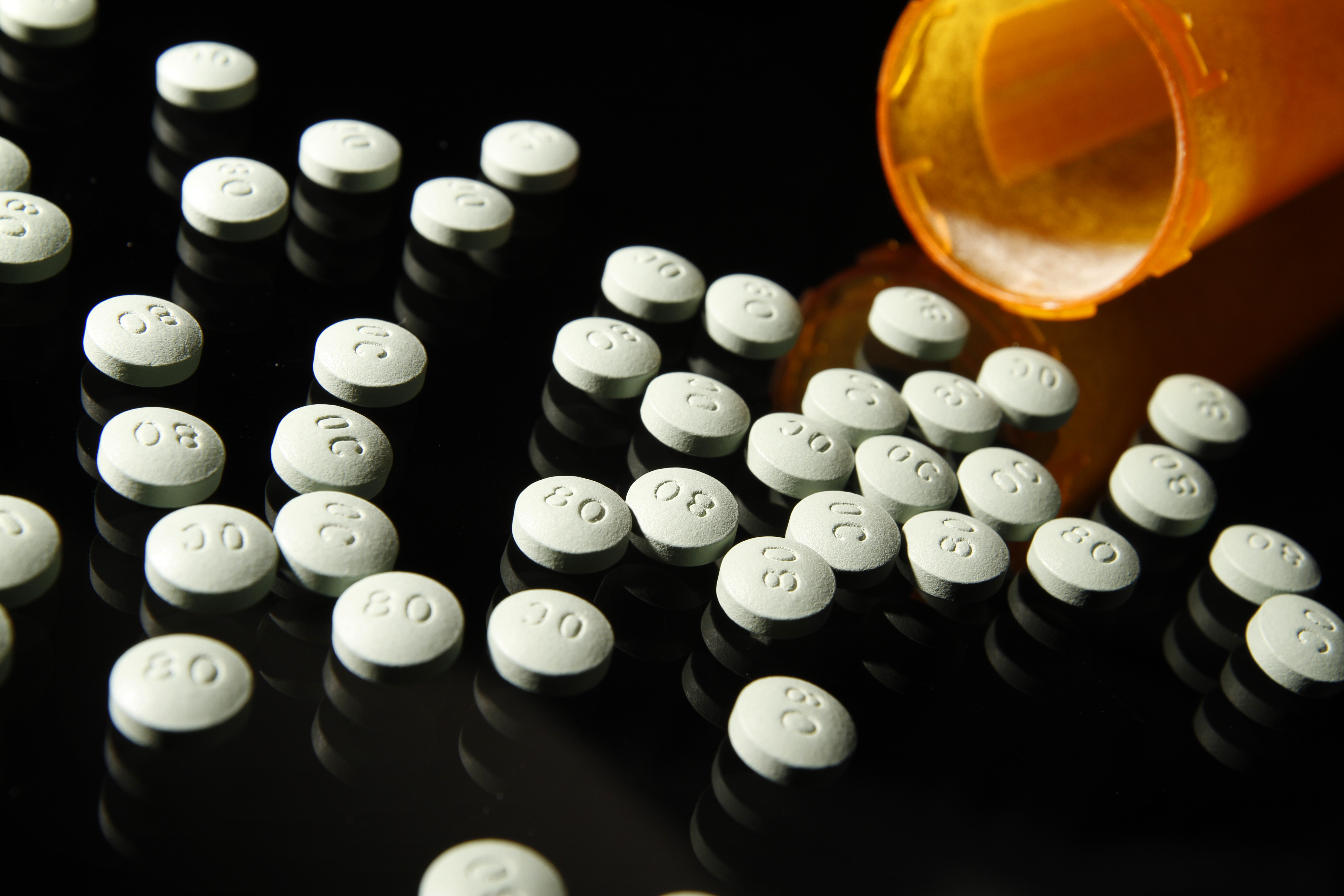 OxyContin pills made by Purdue Pharma