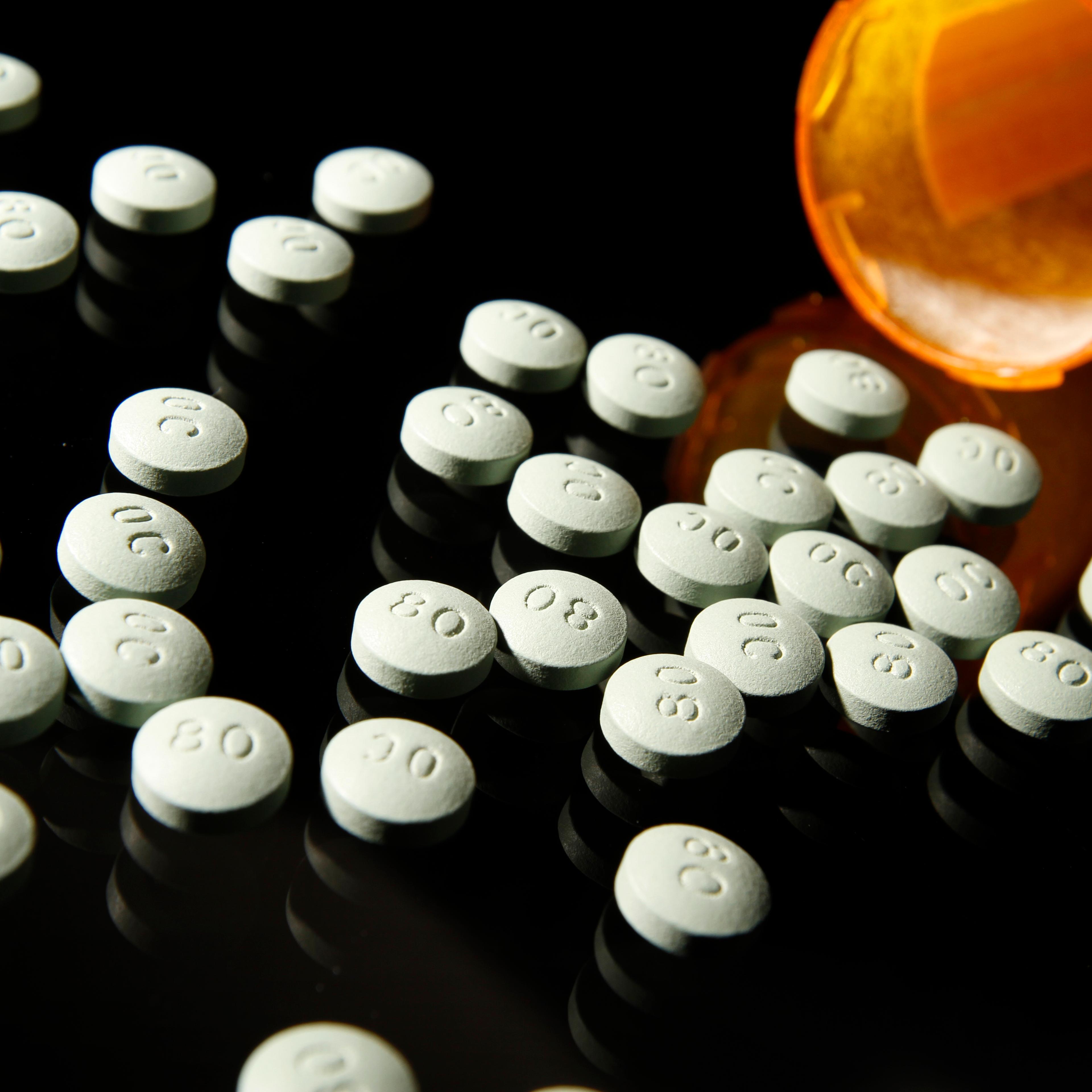 OxyContin pills made by Purdue Pharma