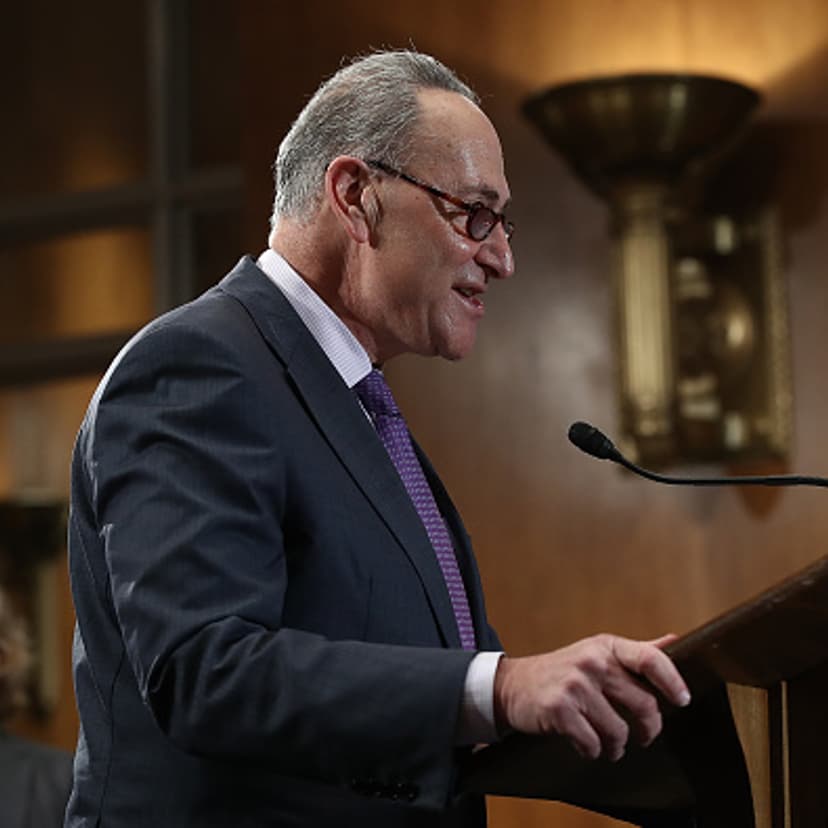 Sen. Chuck Schumer (D-NY), the next Senate Minority Leader, speaks during a press conference December 1, 2016 in Washington, D.C.