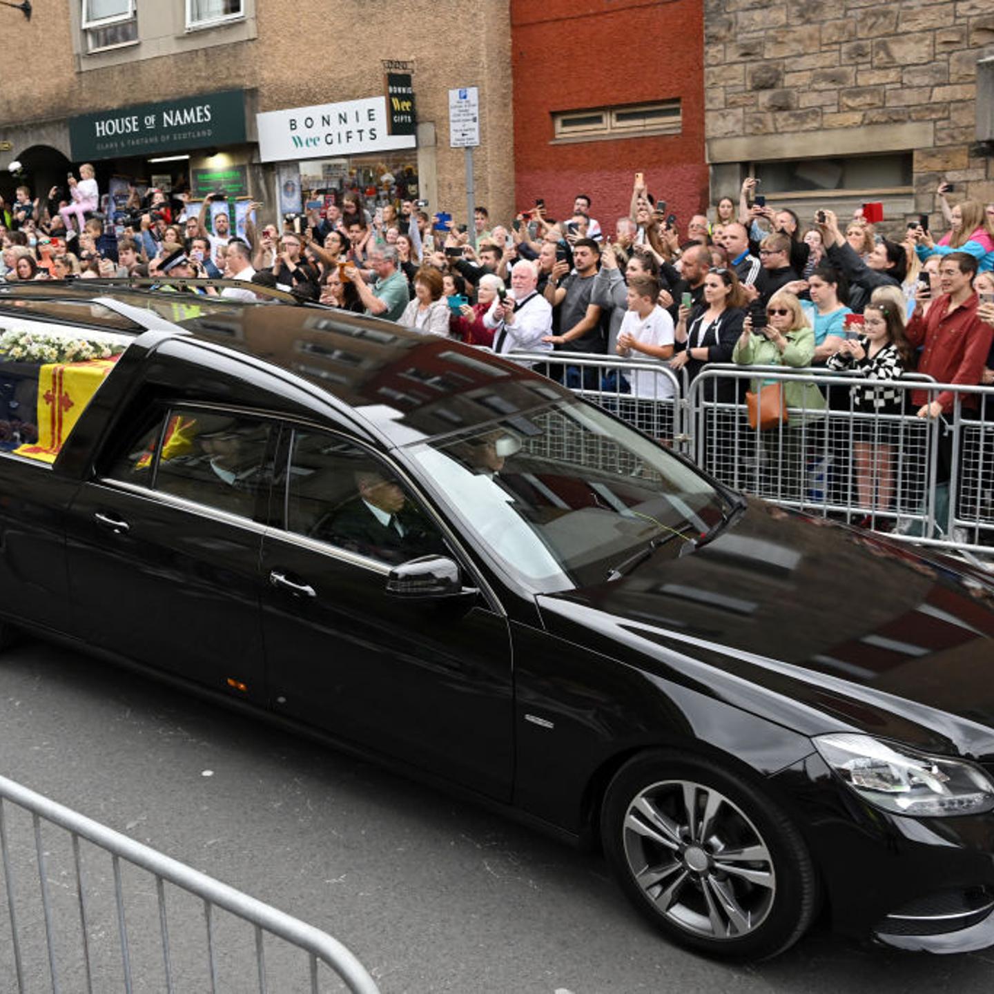 The Coffin Carrying Queen Elizabeth II Transfers From Balmoral To Edinburgh