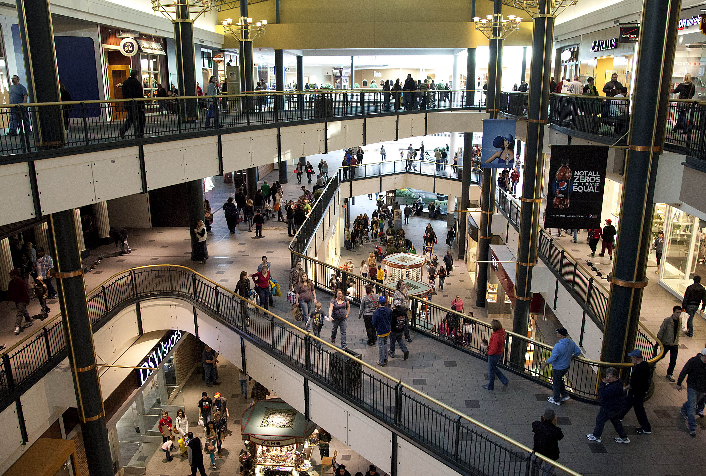 General Views From Inside a Mall of America