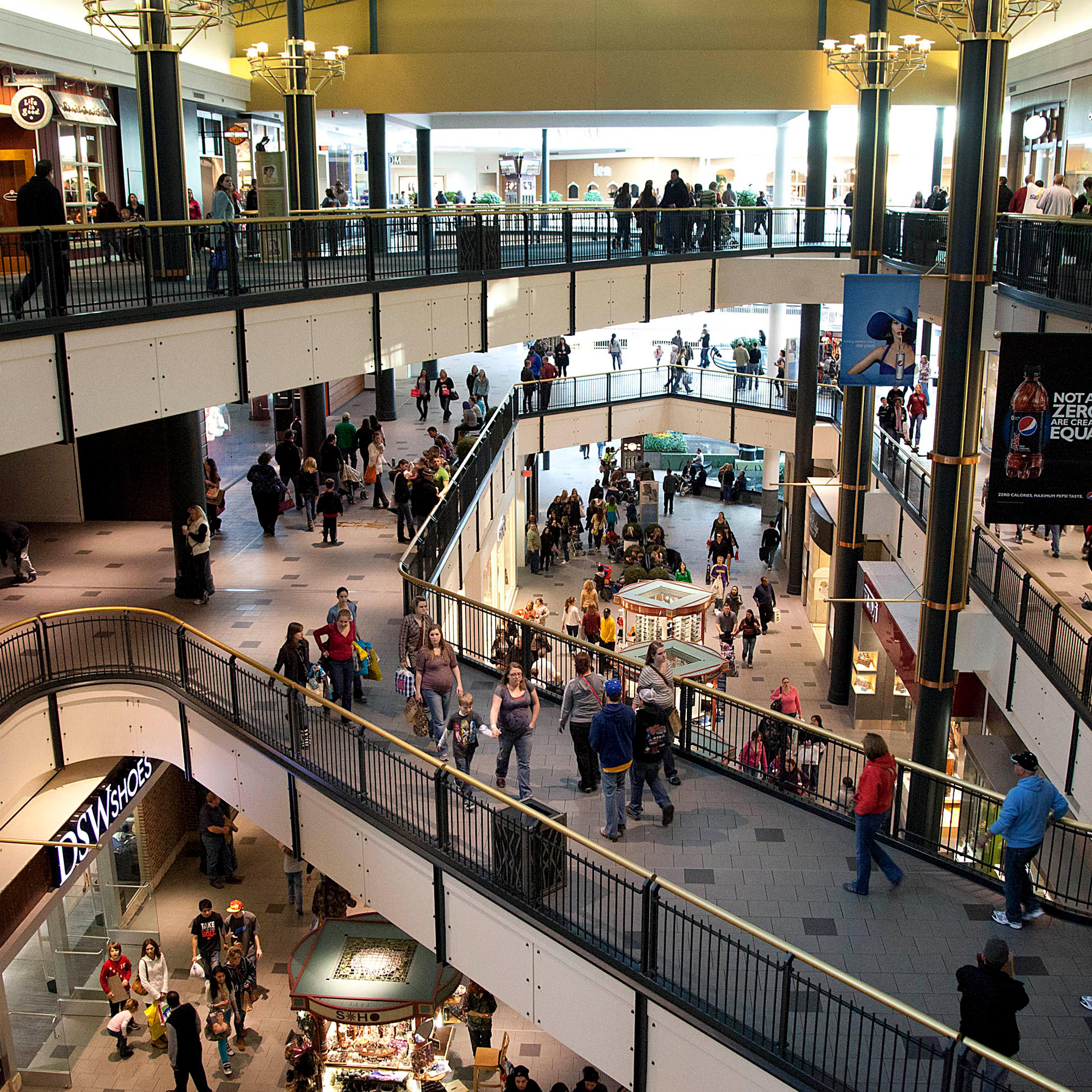 General Views From Inside a Mall of America