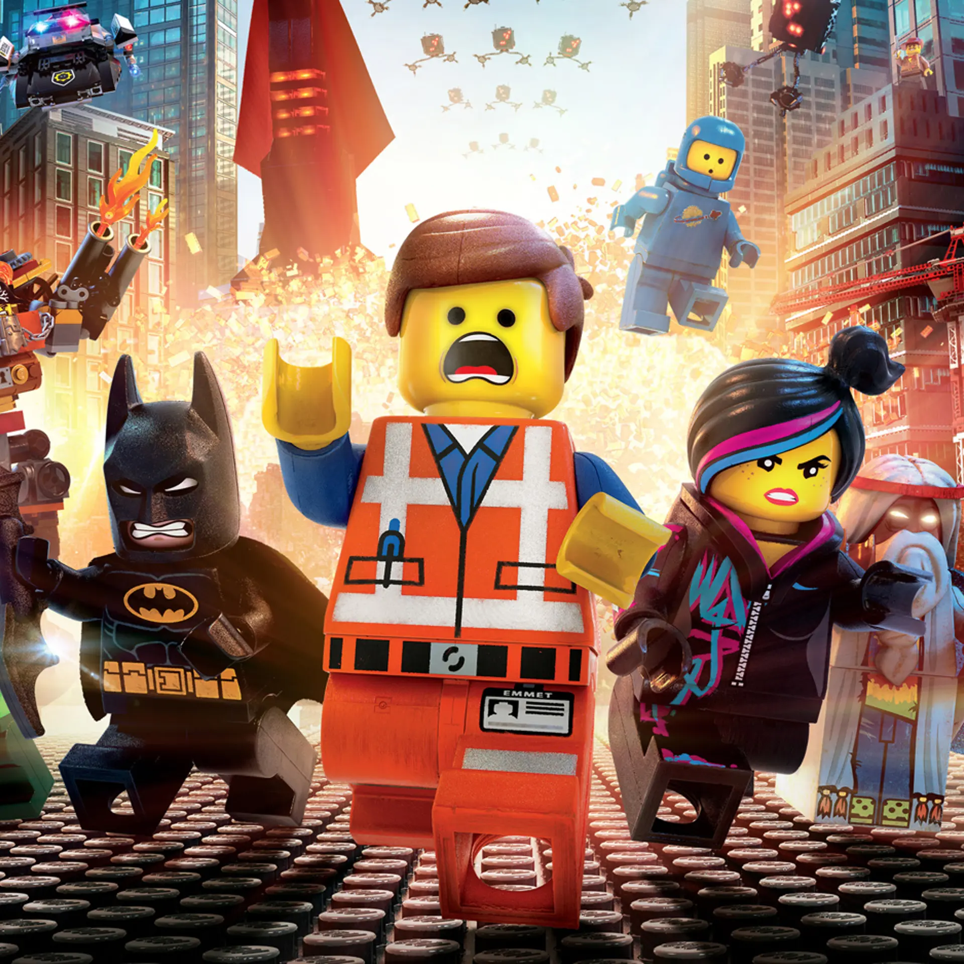 Warner Brothers' The Lego Movie explodes onto screen.