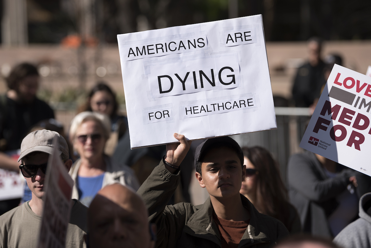 Medicare for All Rally in Los Angeles