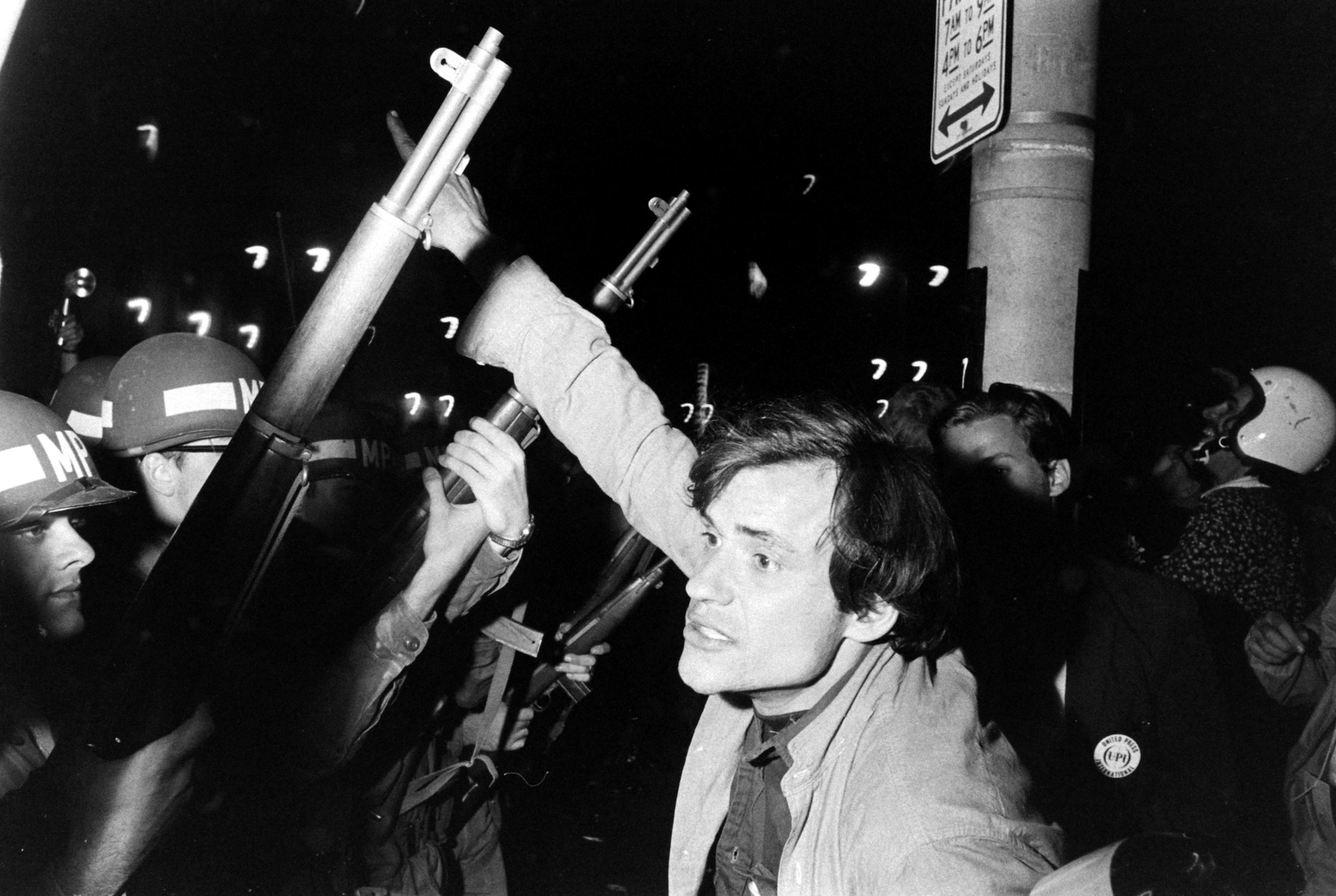 Protests at the Democratic Convention in Chicago, July 1968.