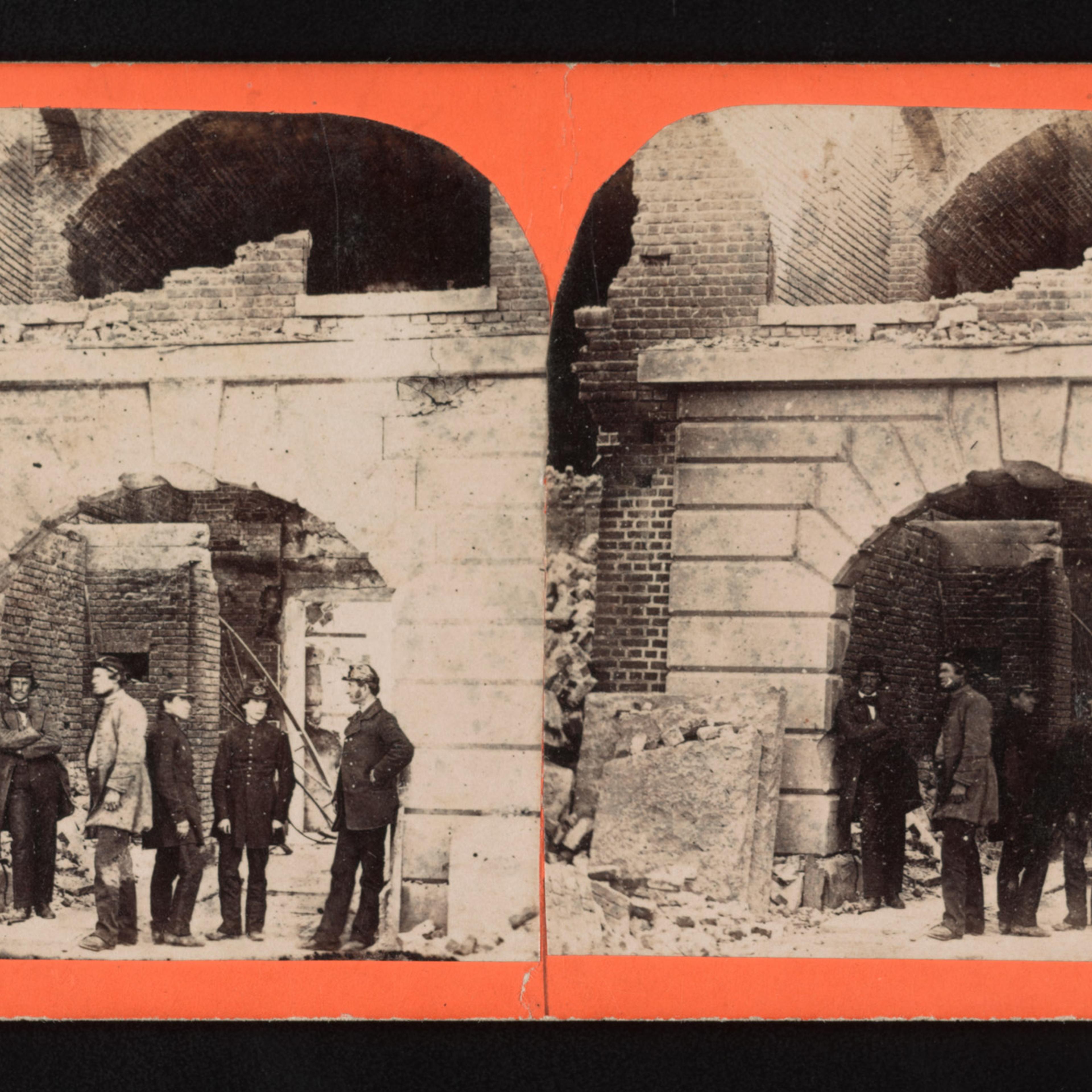 Civil War Stereograph from the Library of Congress