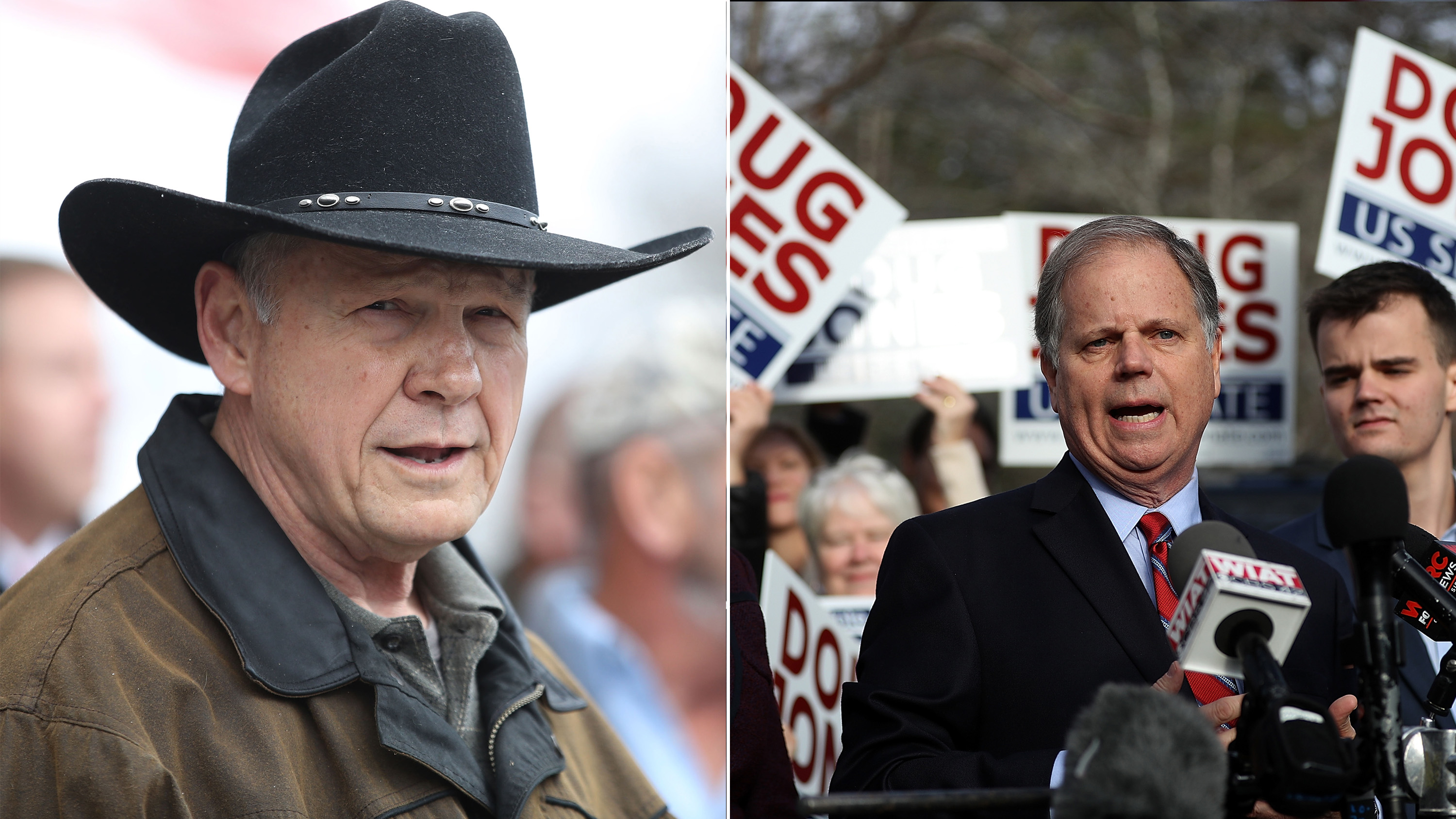 Roy Moore vs Doug Jones