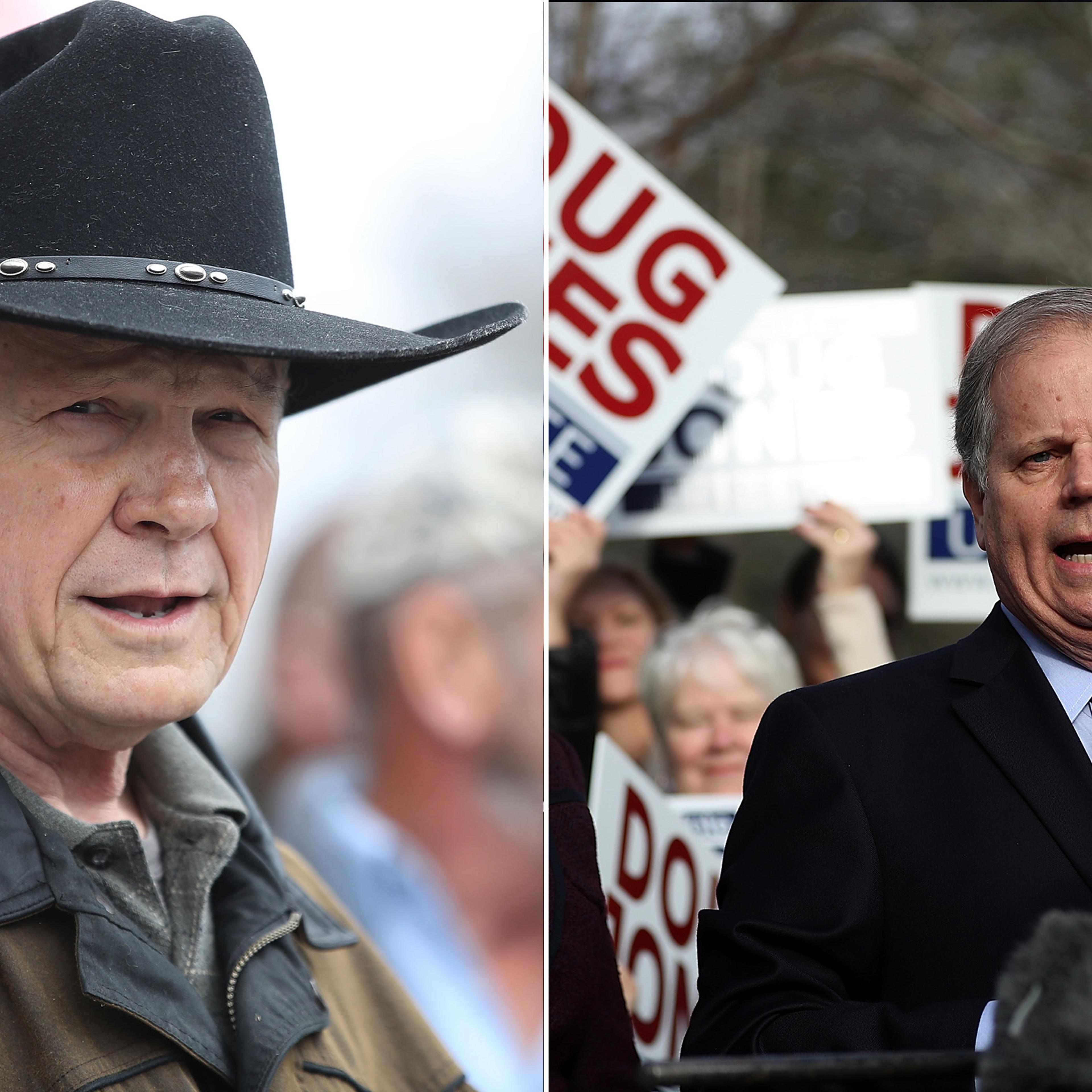Roy Moore vs Doug Jones