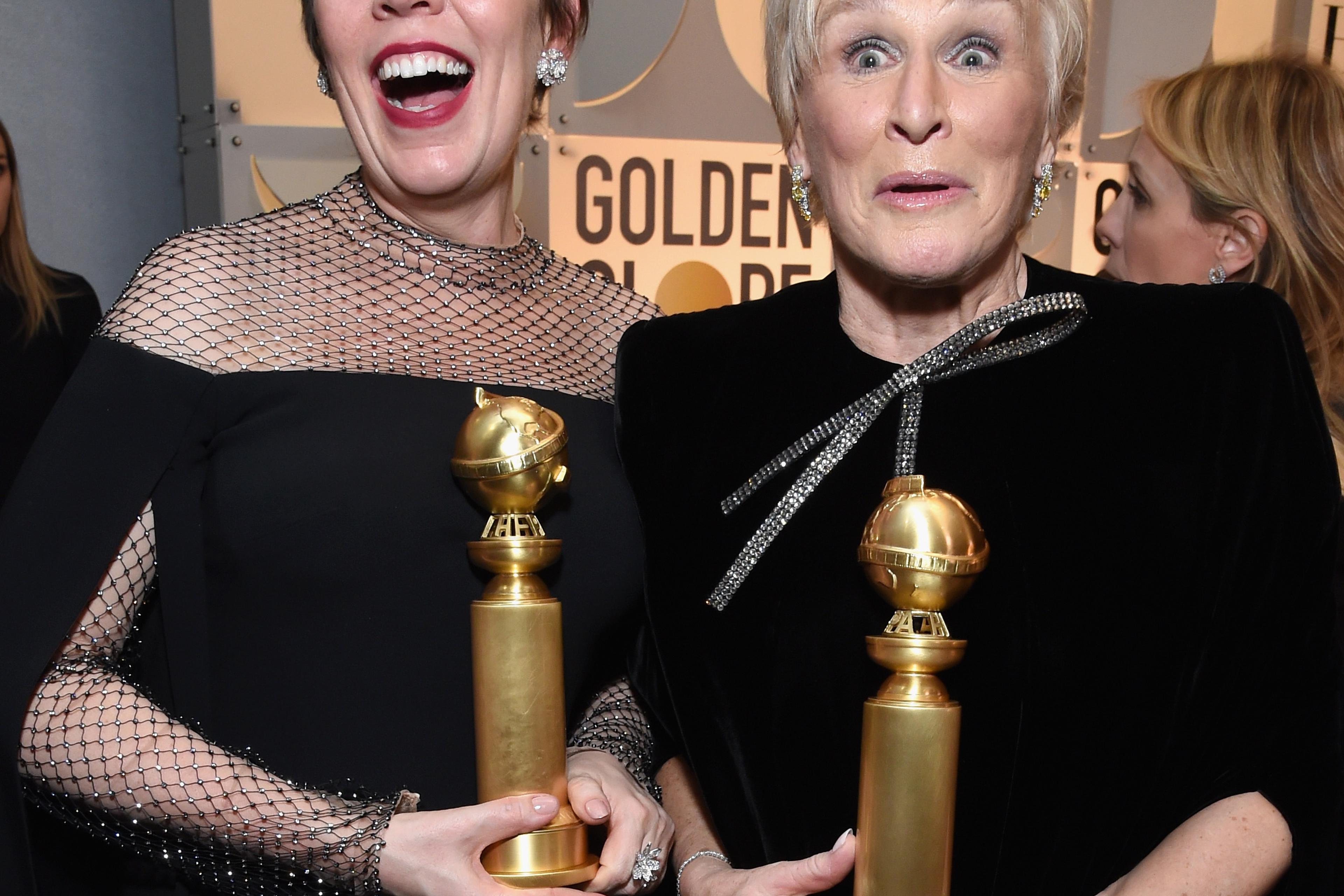 glenn close golden globe dress Glenn Close & Annette Bening Glam Up For Golden Globes 2020 - Just Jared - Celebrity News and Gossip