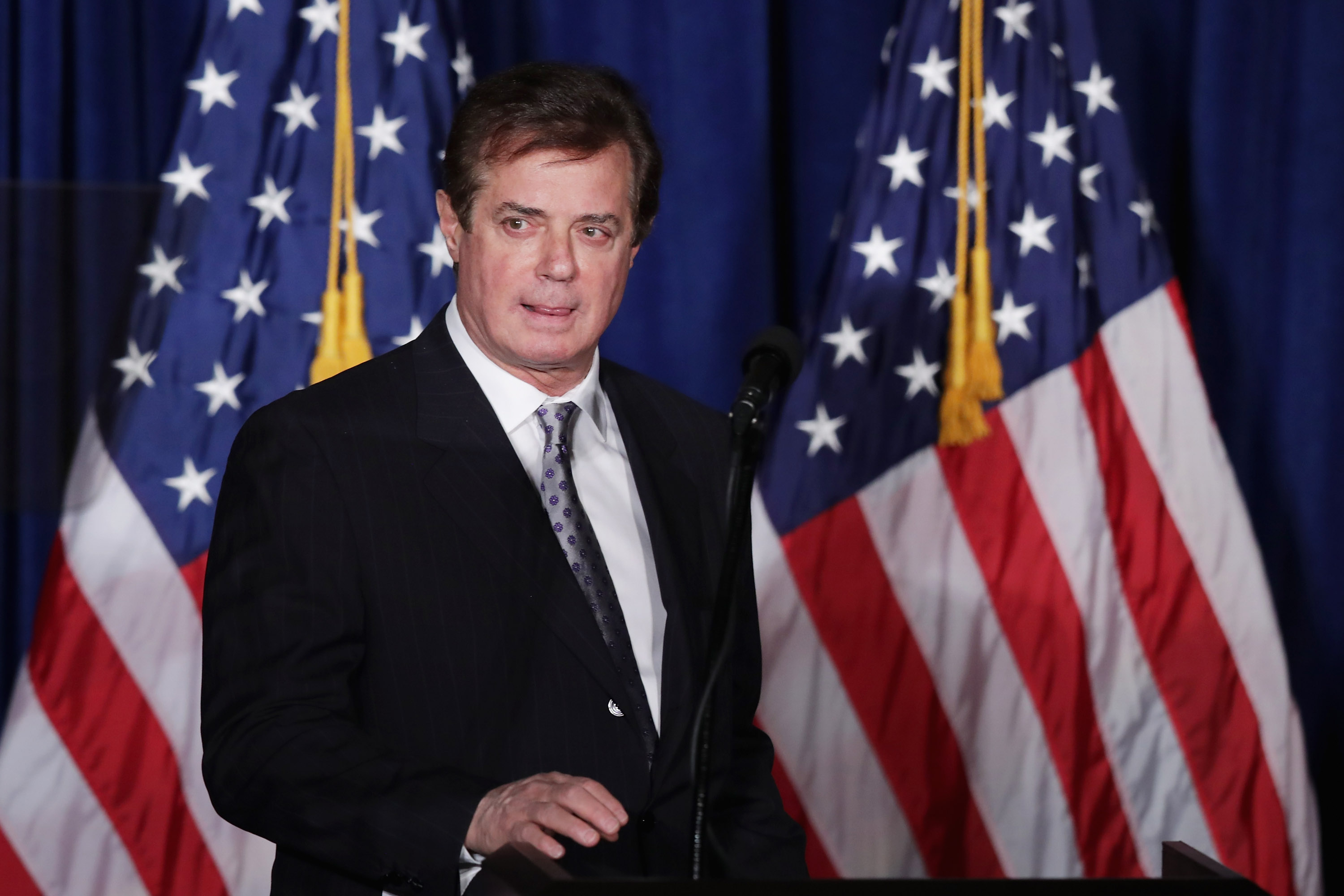 GOP Republican Presidential Candidate Donald Trump Gives Foreign Policy Address In DC
