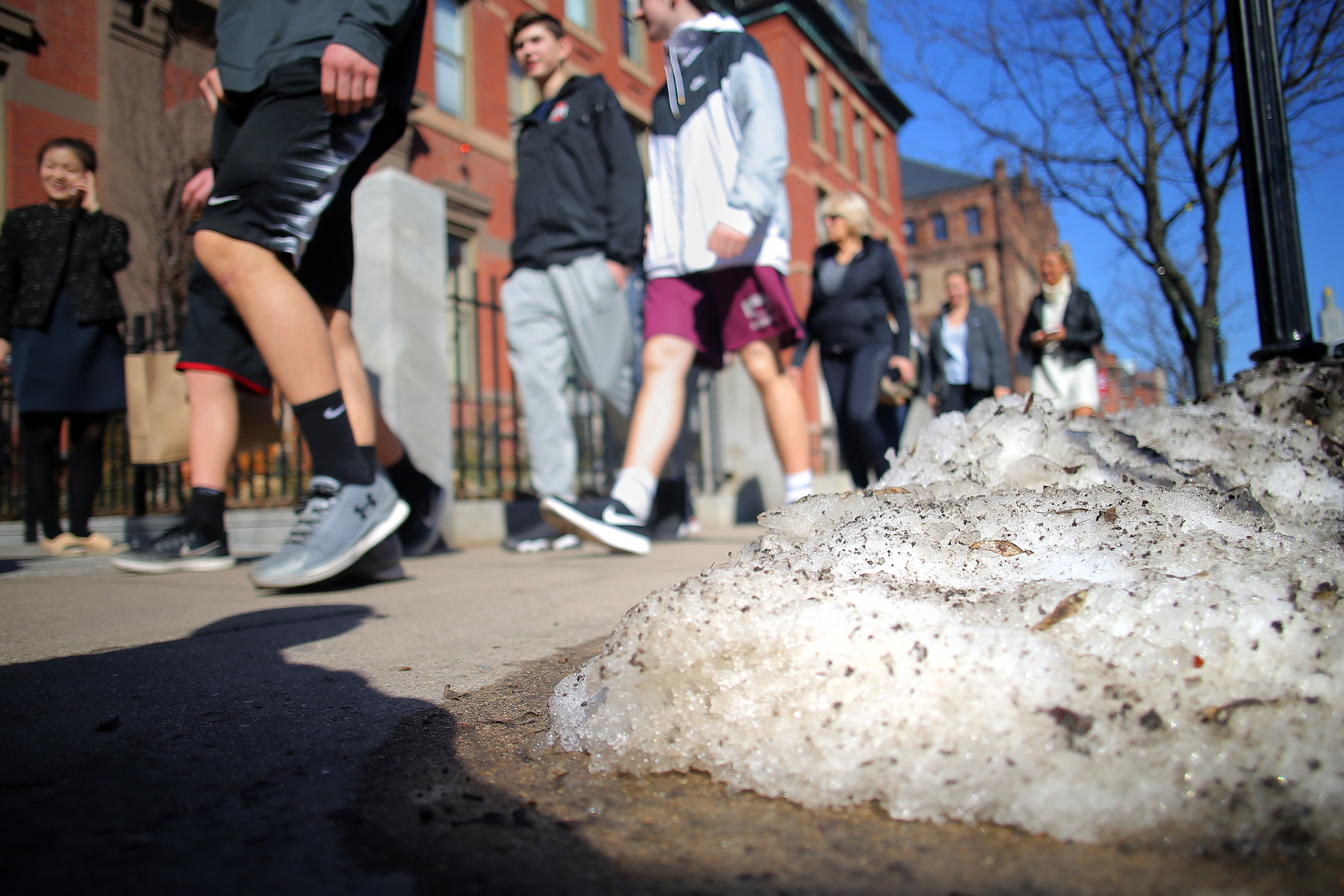 Unseasonable Warm Weather In Boston Area