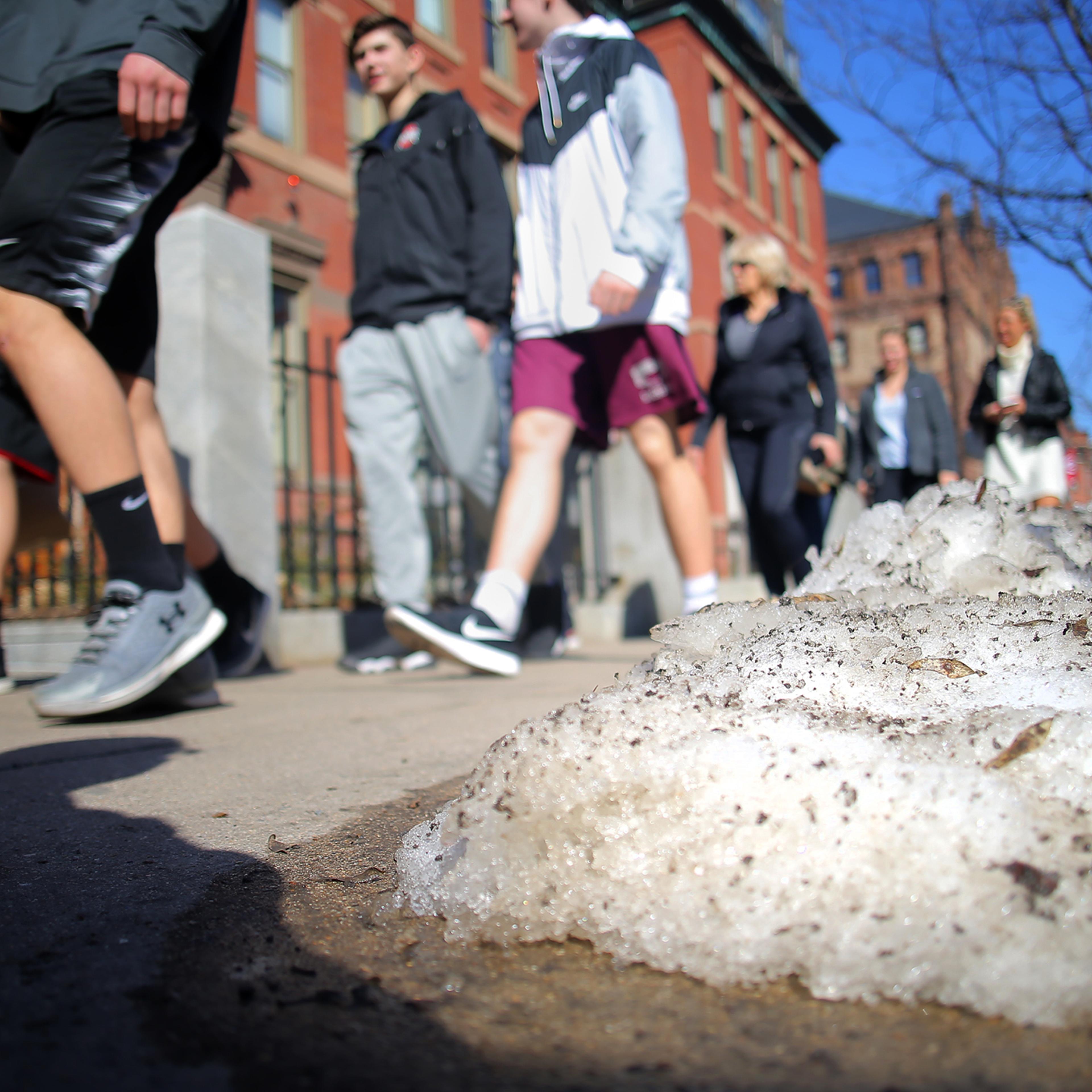 Unseasonable Warm Weather In Boston Area