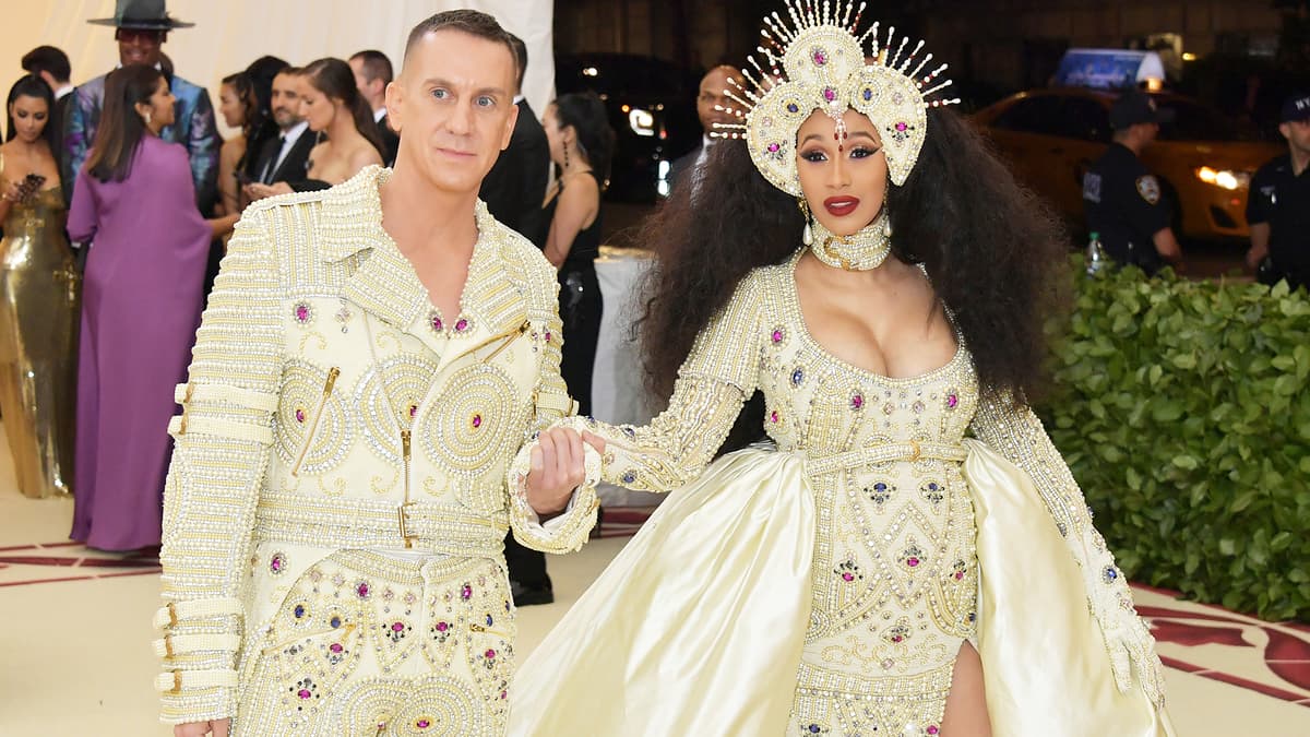 cardi b red dress met gala 2019 Cardi B's Met Gala 2019 Outfit Is Basically an Ode to Menstruation