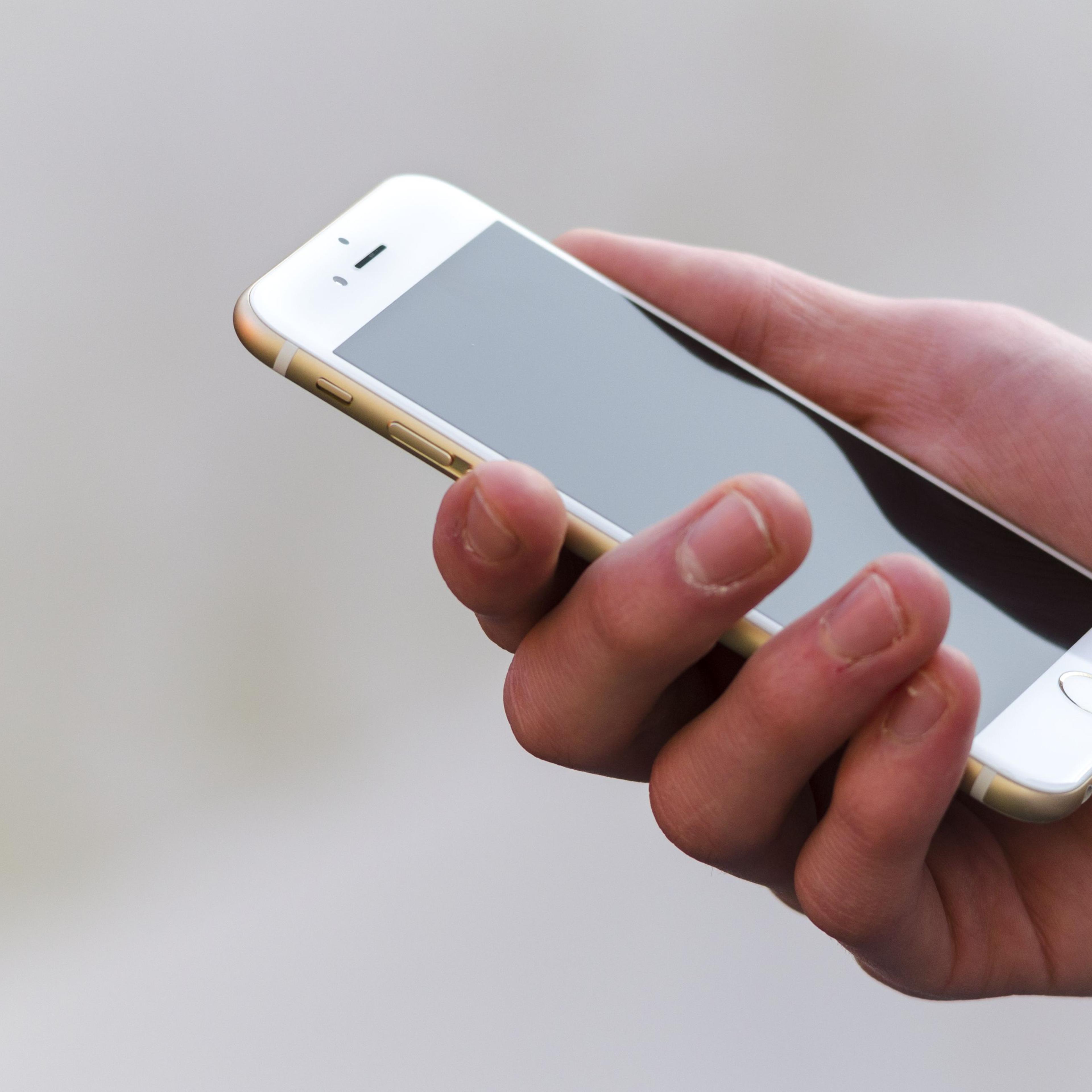 Person Holding Apple iPhone 6