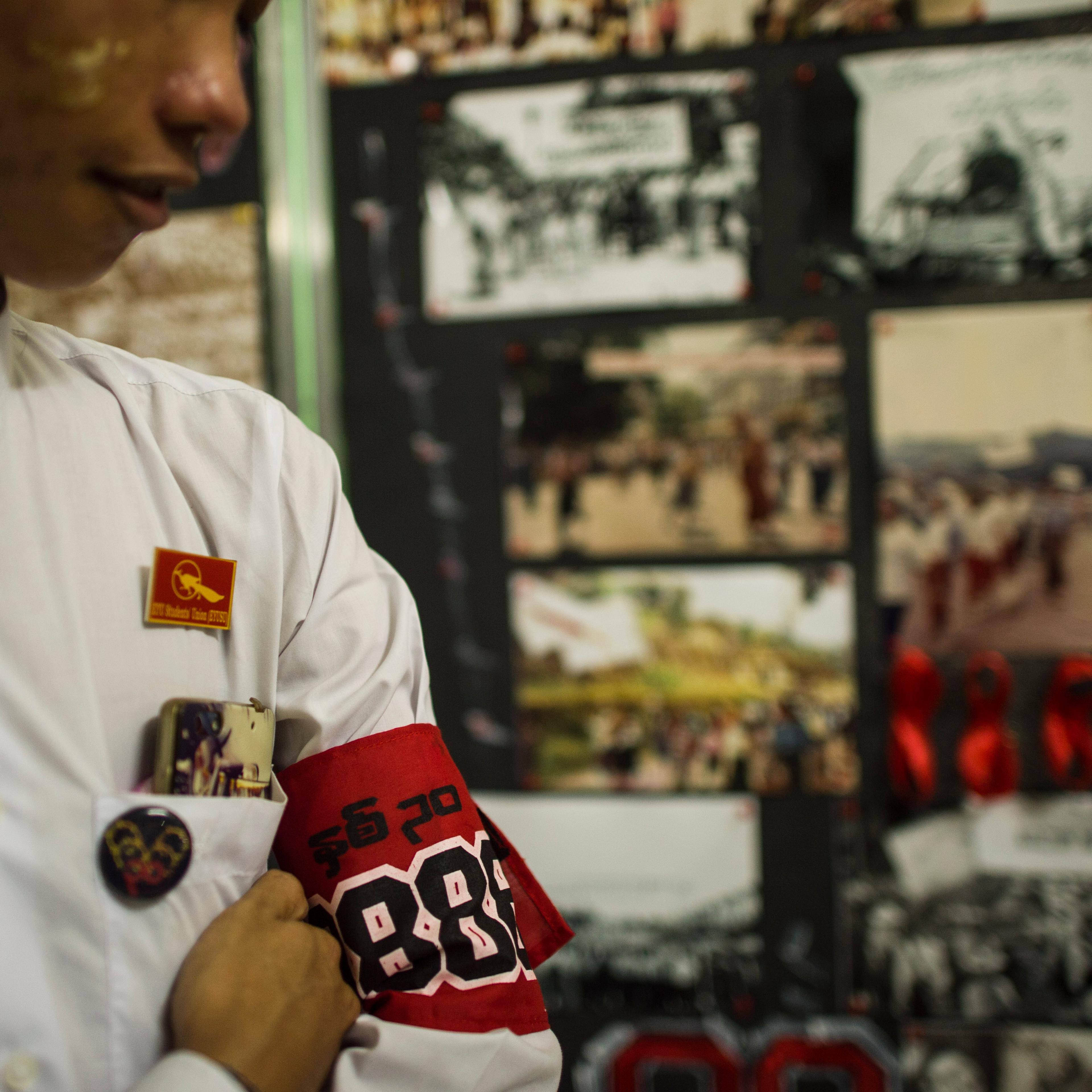 TOPSHOT-MYANMAR-POLITICS-ANNIVERSARY