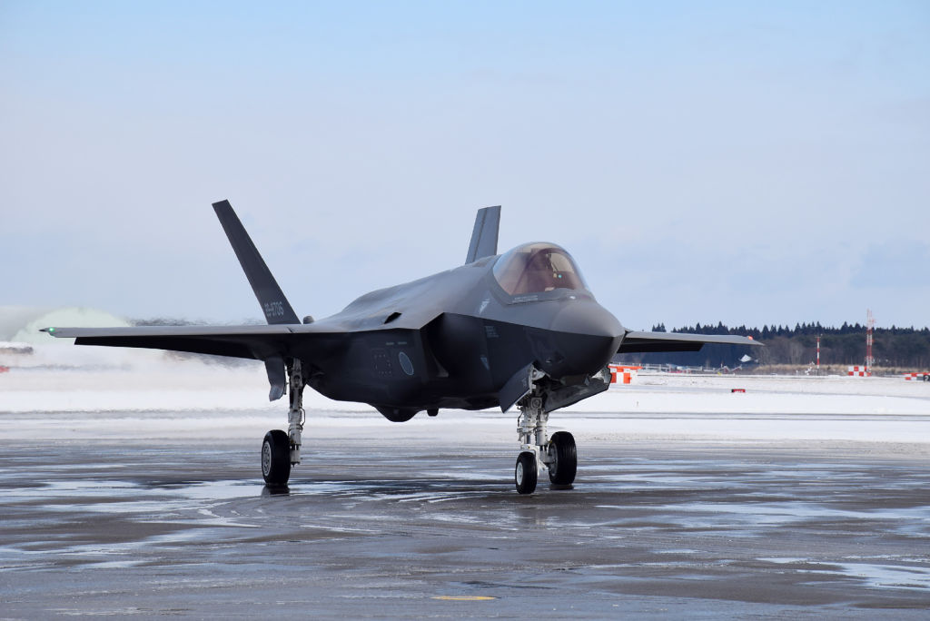 Japan F-35 Fighter Jet at Misawa Air Base