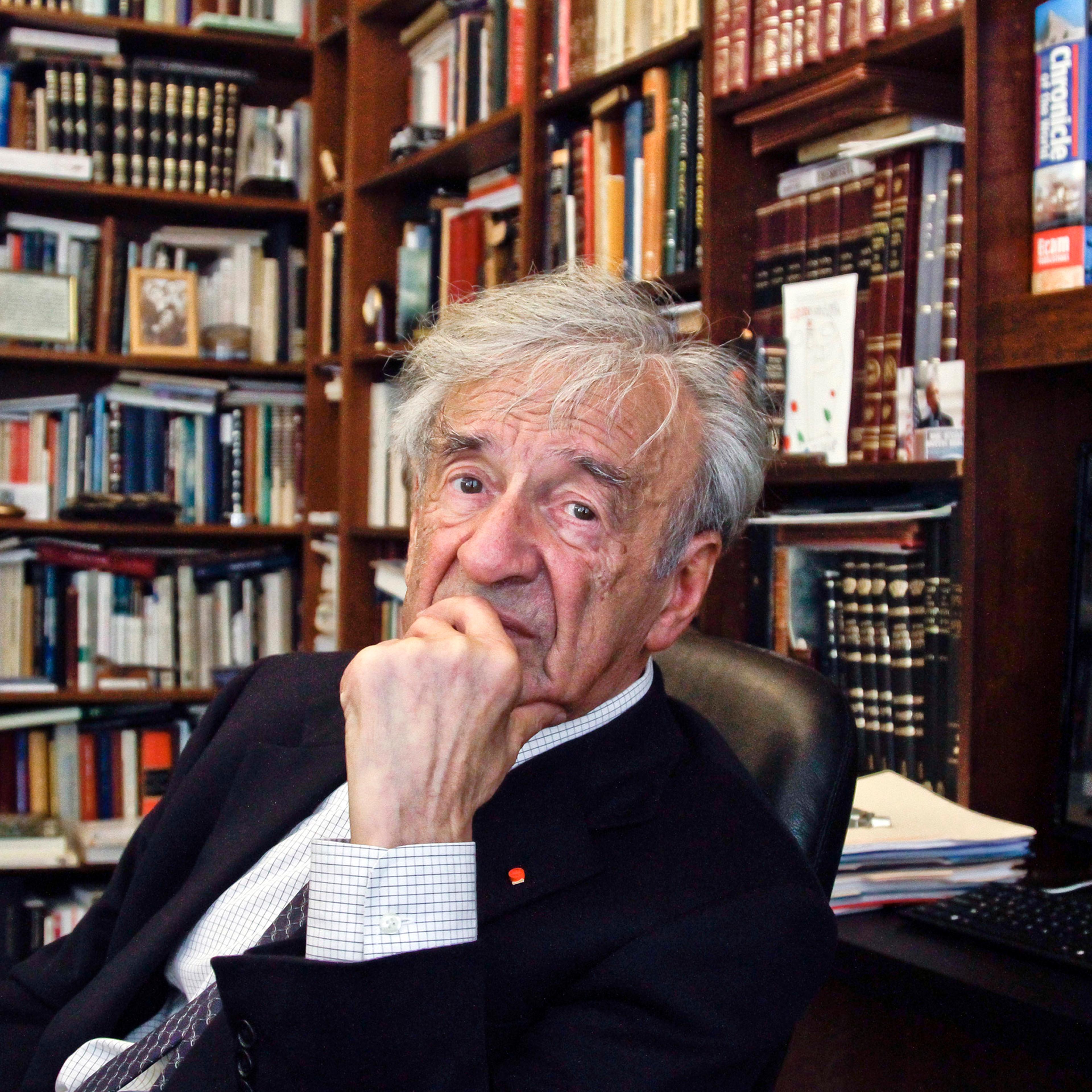 Elie Wiesel is photographed in his office in New York City on Sept. 12, 2012.
