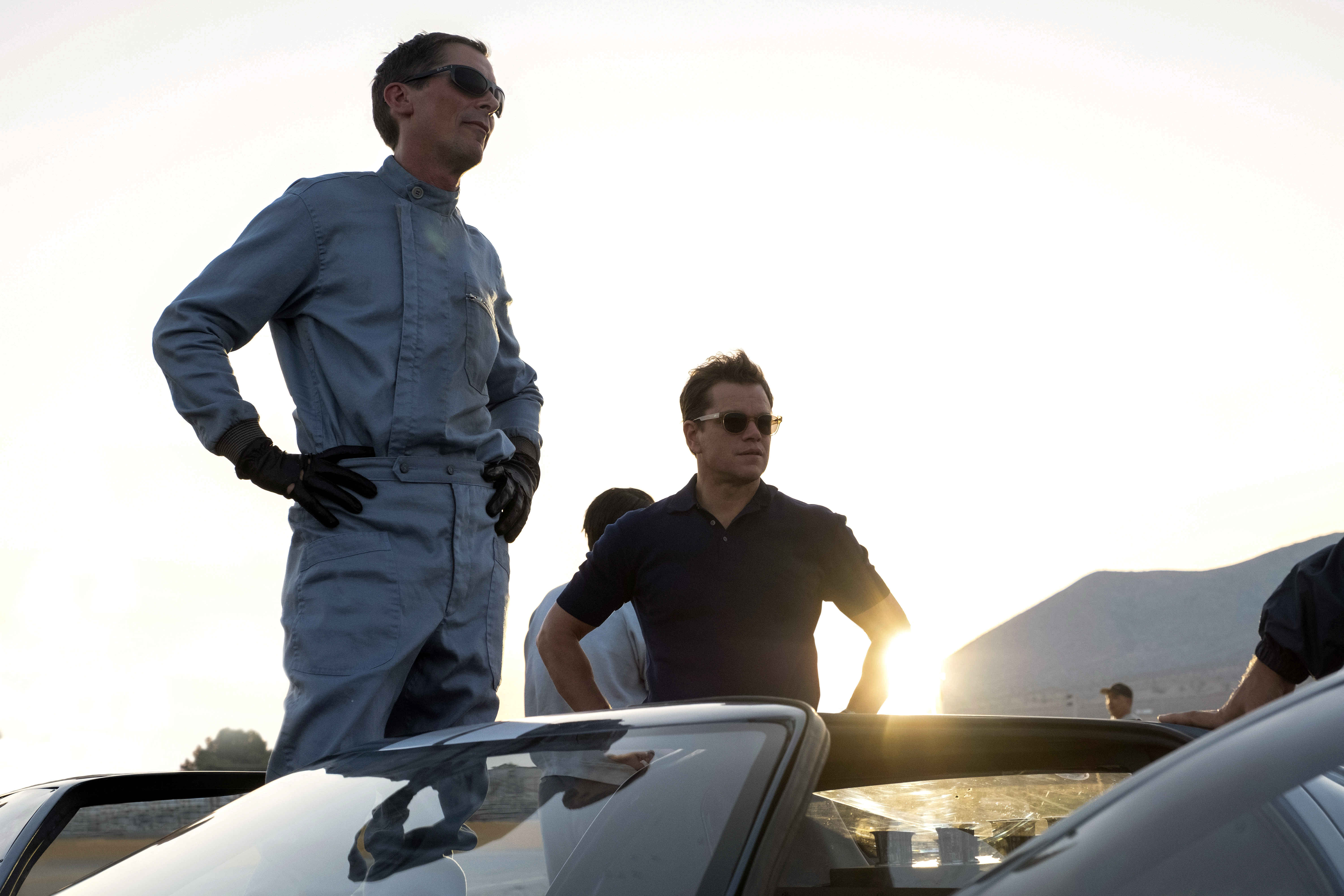 Christian Bale and Matt Damon in 'Ford v Ferrari.'