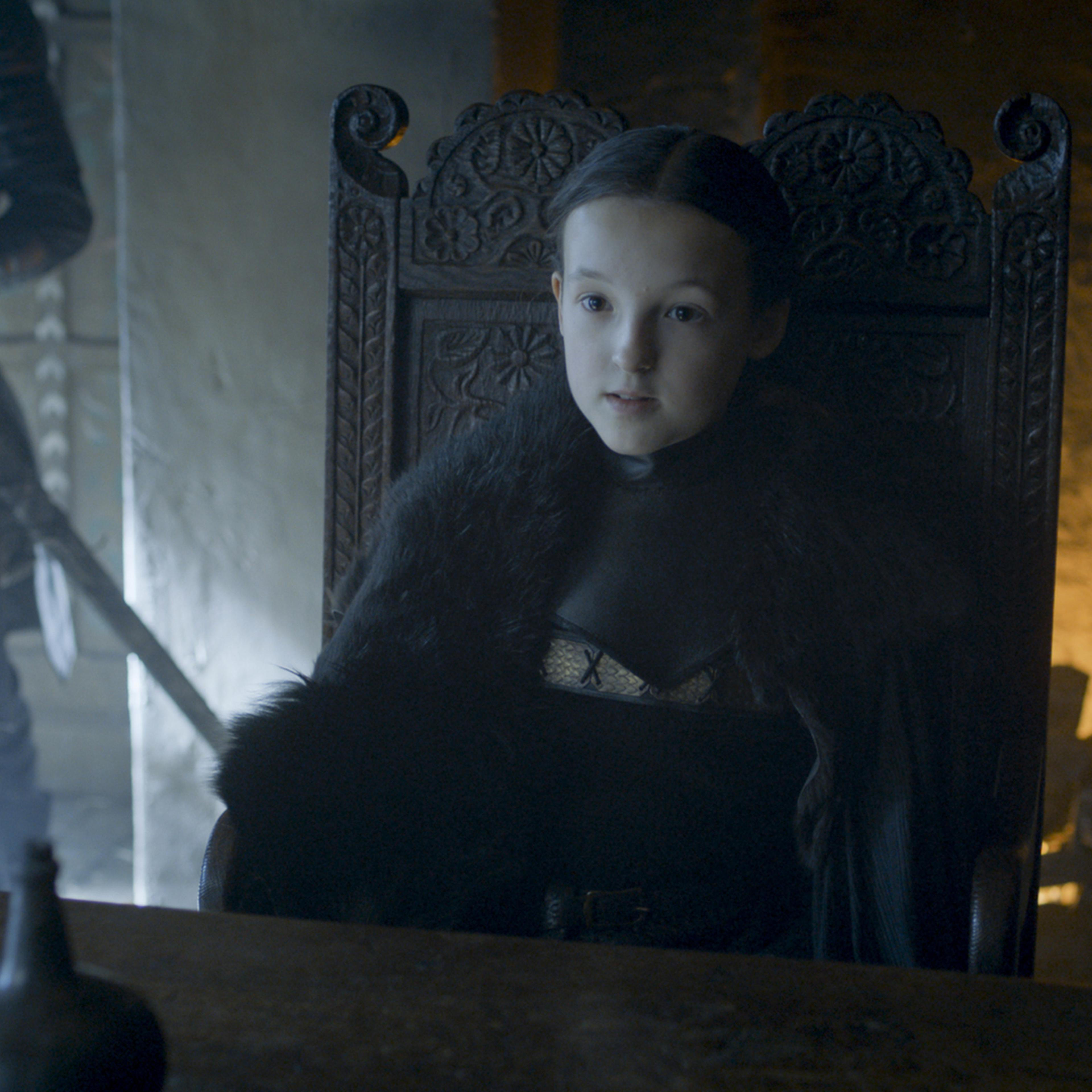 Bella Ramsey as Lyanna Mormont in 'Game of Thrones.'