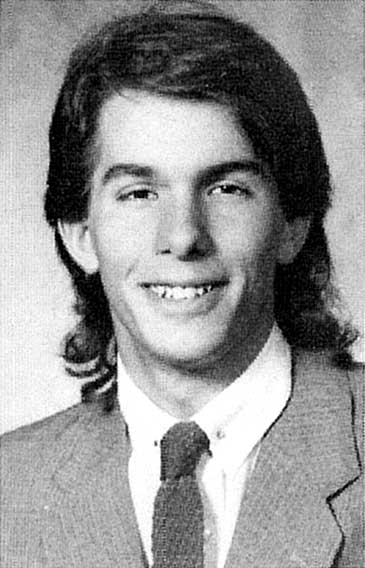 Scott Walker's senior portrait from Delavan Darien High School in Delavan, Wisc., 1986
