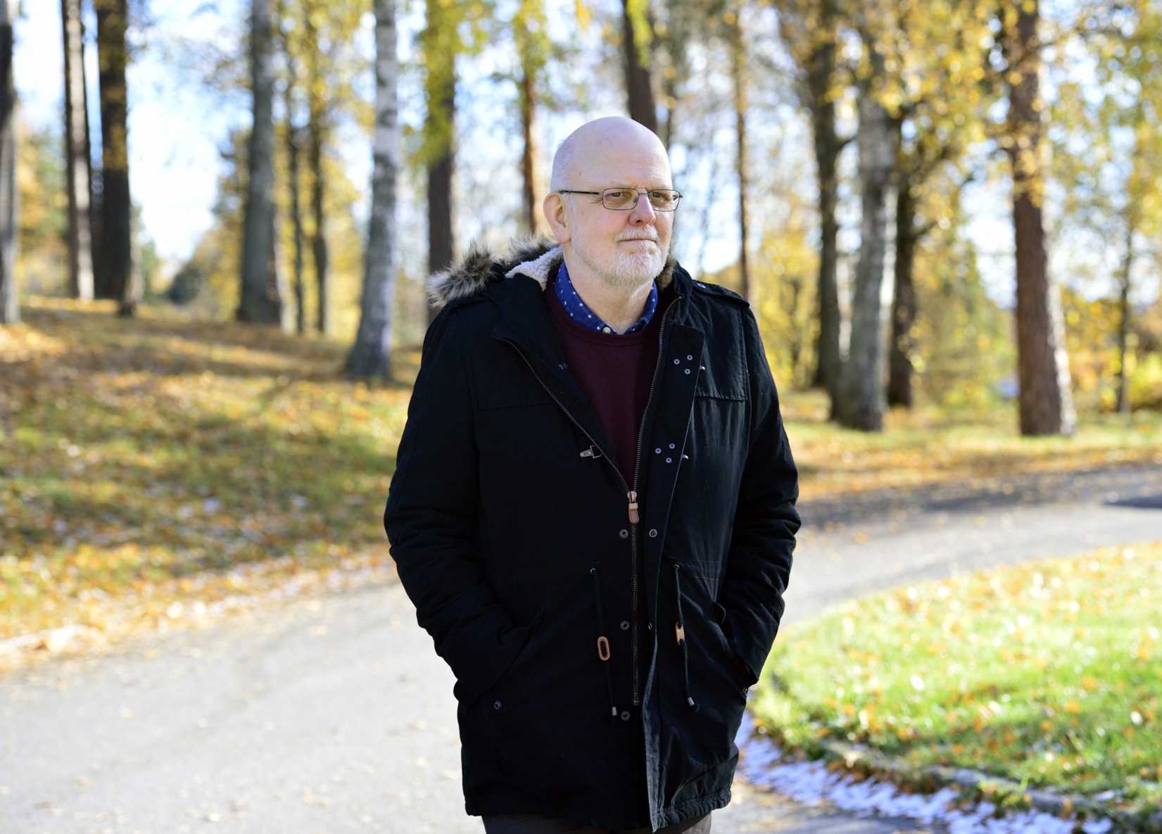 This picture taken on October 21, 2013 in Falun shows Sture Bergwall, a Swedish man long considered Scandinavia's most notorious serial killer.