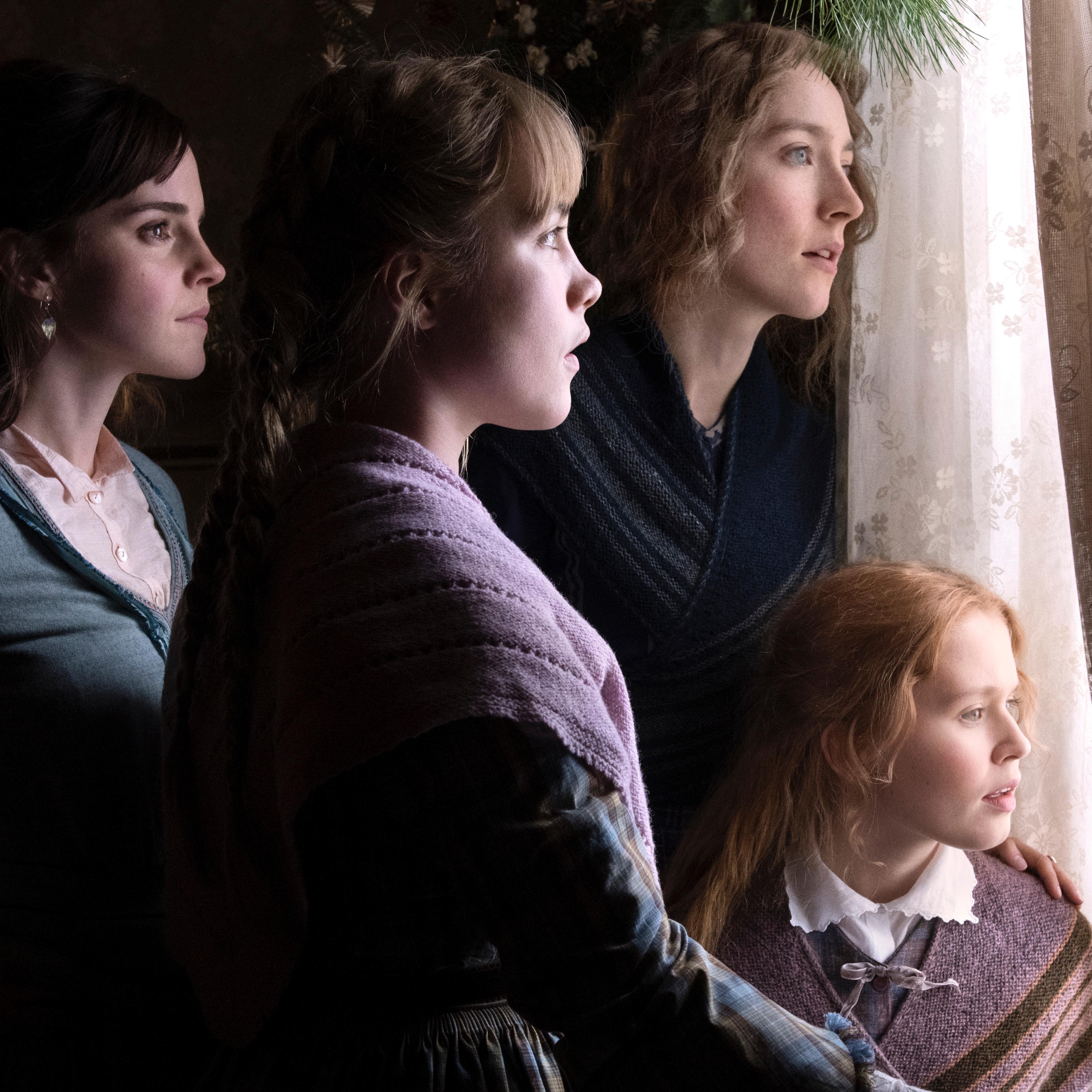 Emma Watson, Saoirse Ronan, Eliza Scanlen and Florence Pugh in Columbia Pictures’ LITTLE WOMEN.
